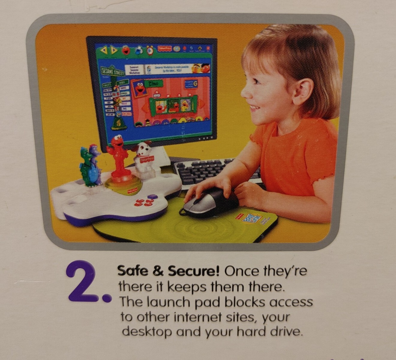 NEW Fisher-Price EASY LINK INTERNET LAUNCH PAD 5 Smart Keys Elmo Arthur Clifford