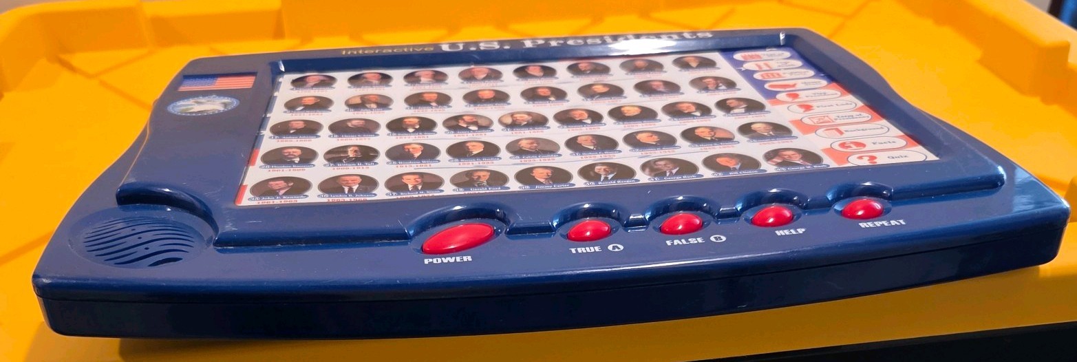 Interactive Presidential Vintage Scientific Toys Circa 2001 Informative Hands On