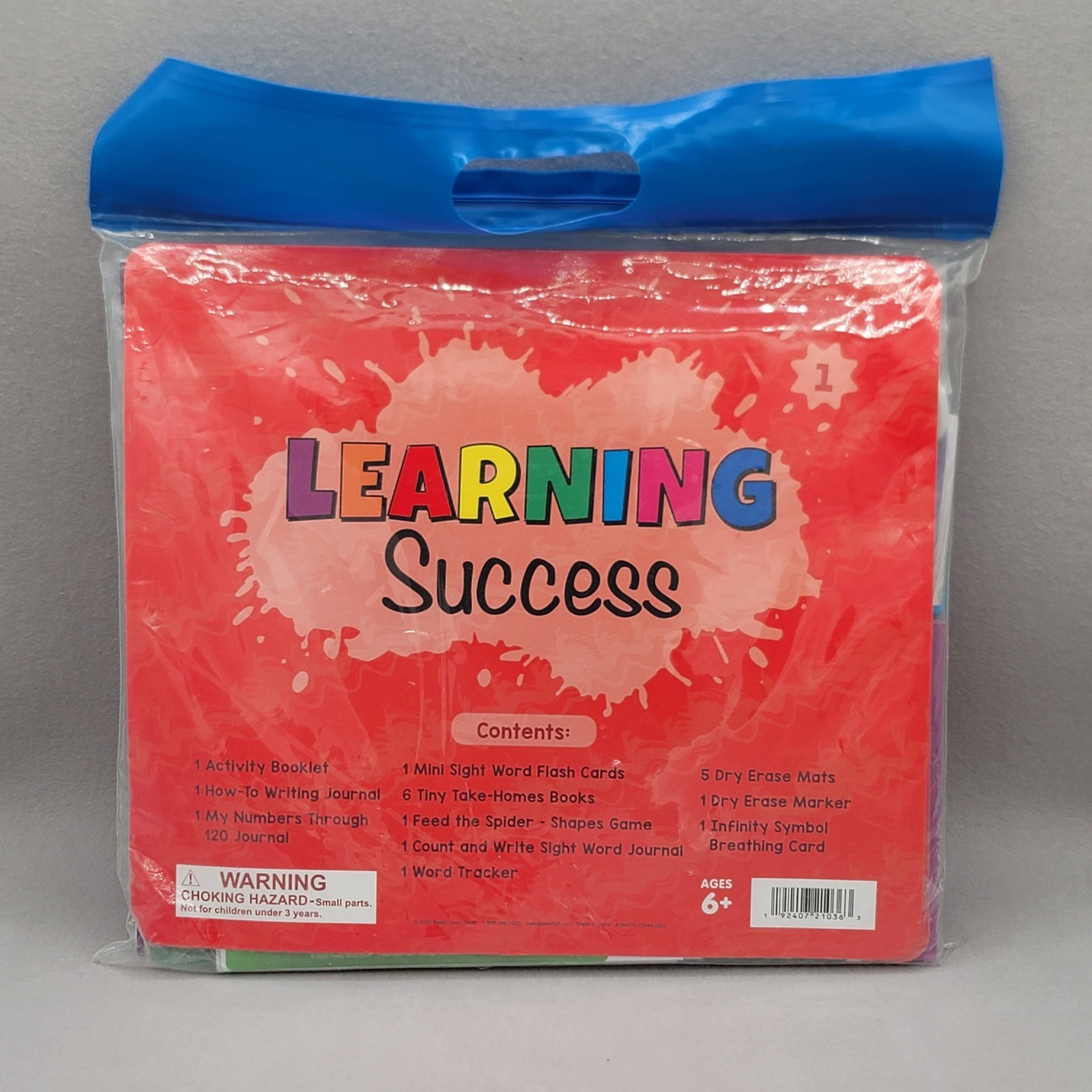 Really Good Stuff Learning Success Activity Kit Ages 6+ Sight Words Math Shapes