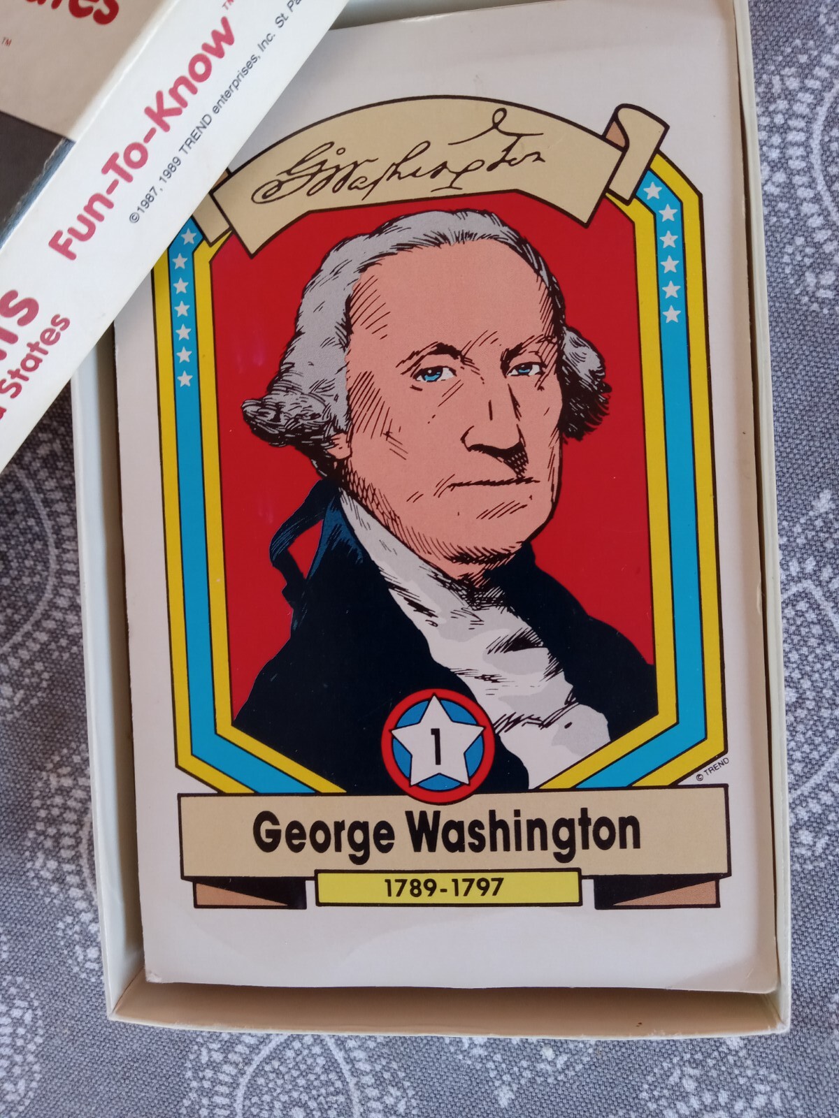Trend Enterprises Pesidents Of The U. S. Potraits And Fact Filled Cards…