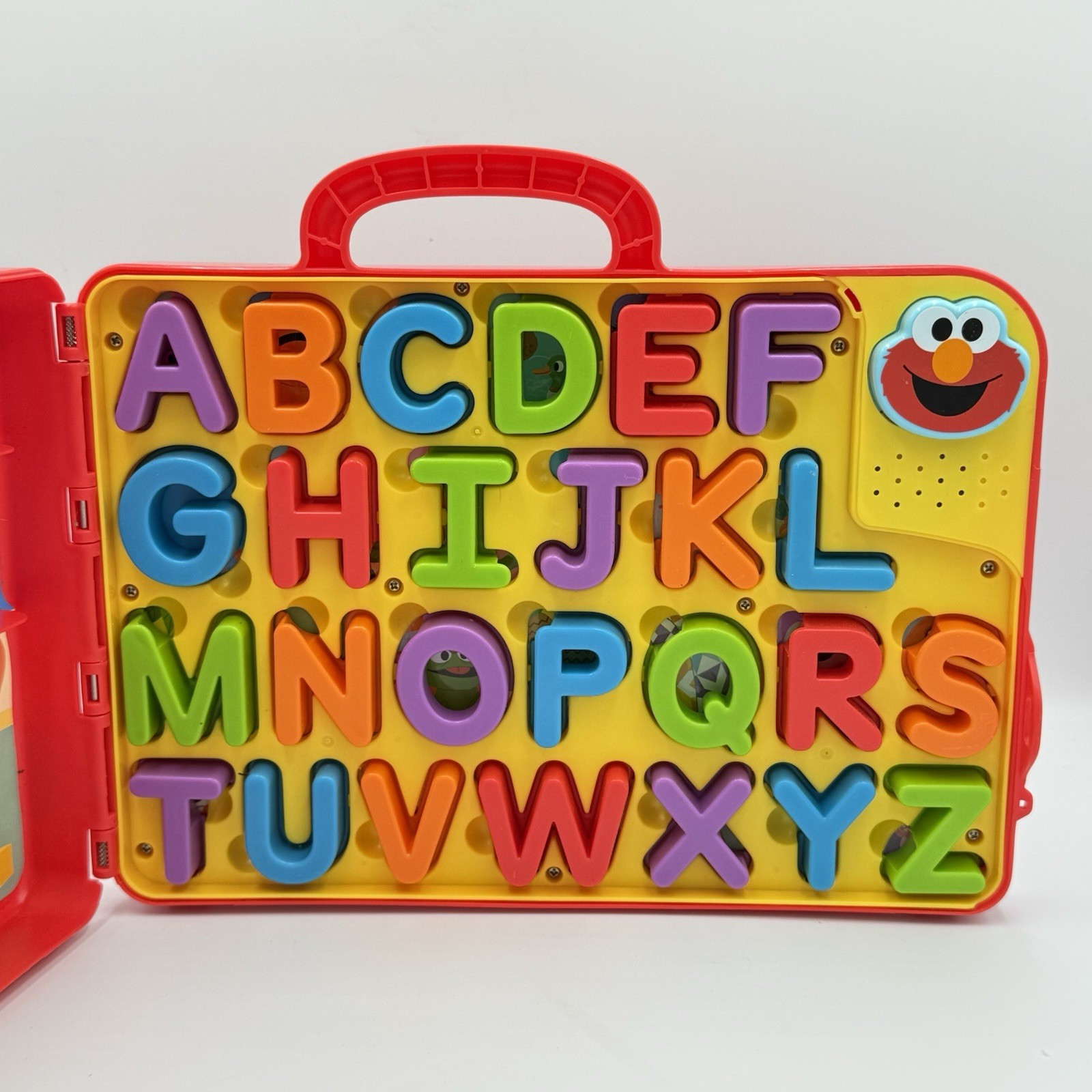Sesame Street Elmo’s Learning Letters Bus Activity Board Red – COMPLETE & WORKS!
