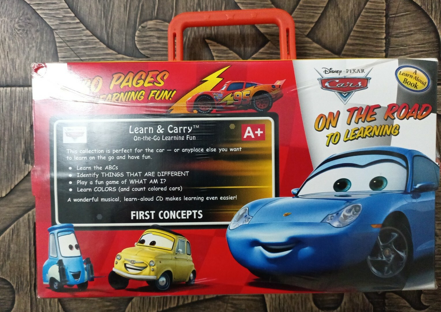 Disney/Pixar Cars On the Road to Learning 4-book Learn & Carry Pack w/ Audio CD