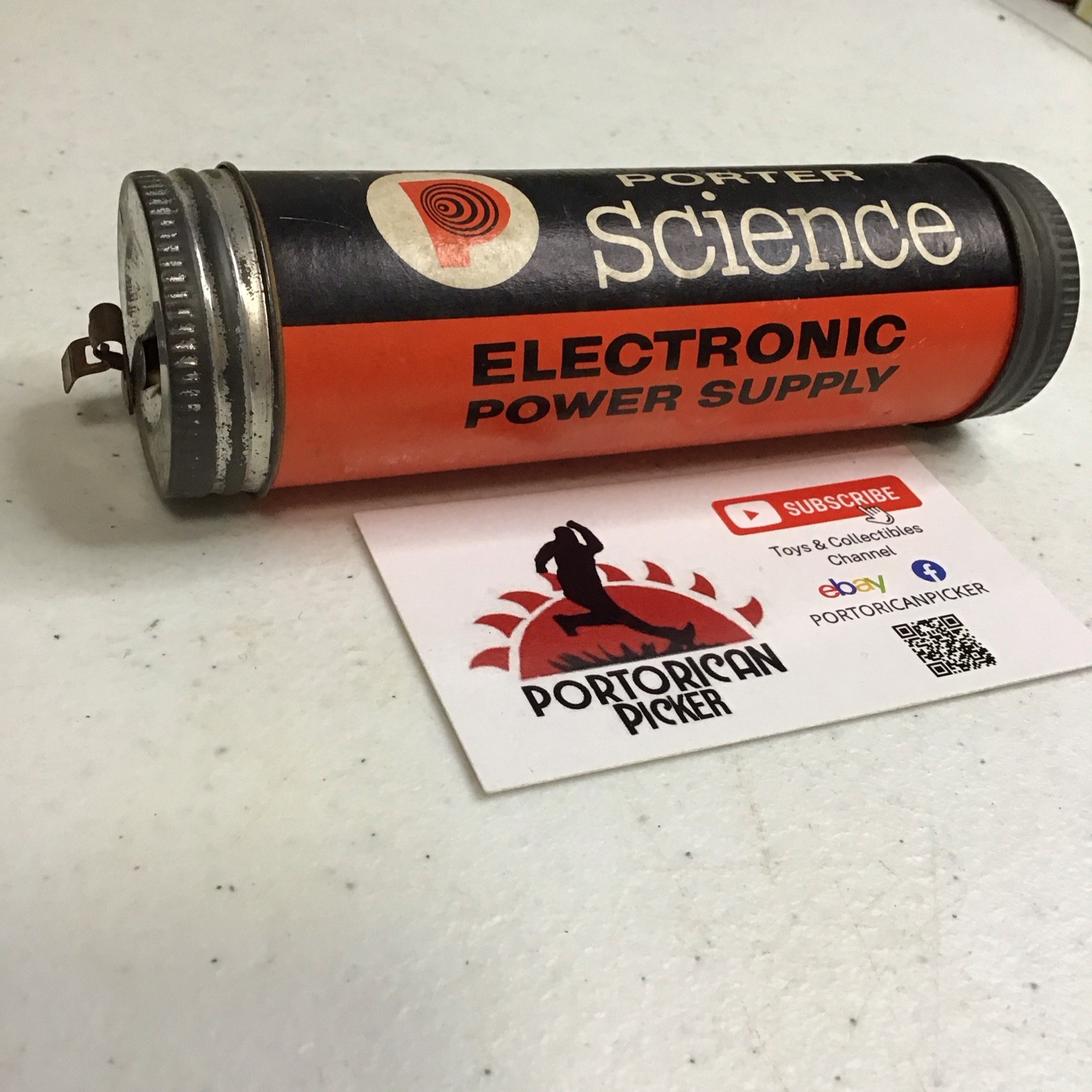 Vintage Porter Science Electronic Power Supply “D Size batteries Early 1960s