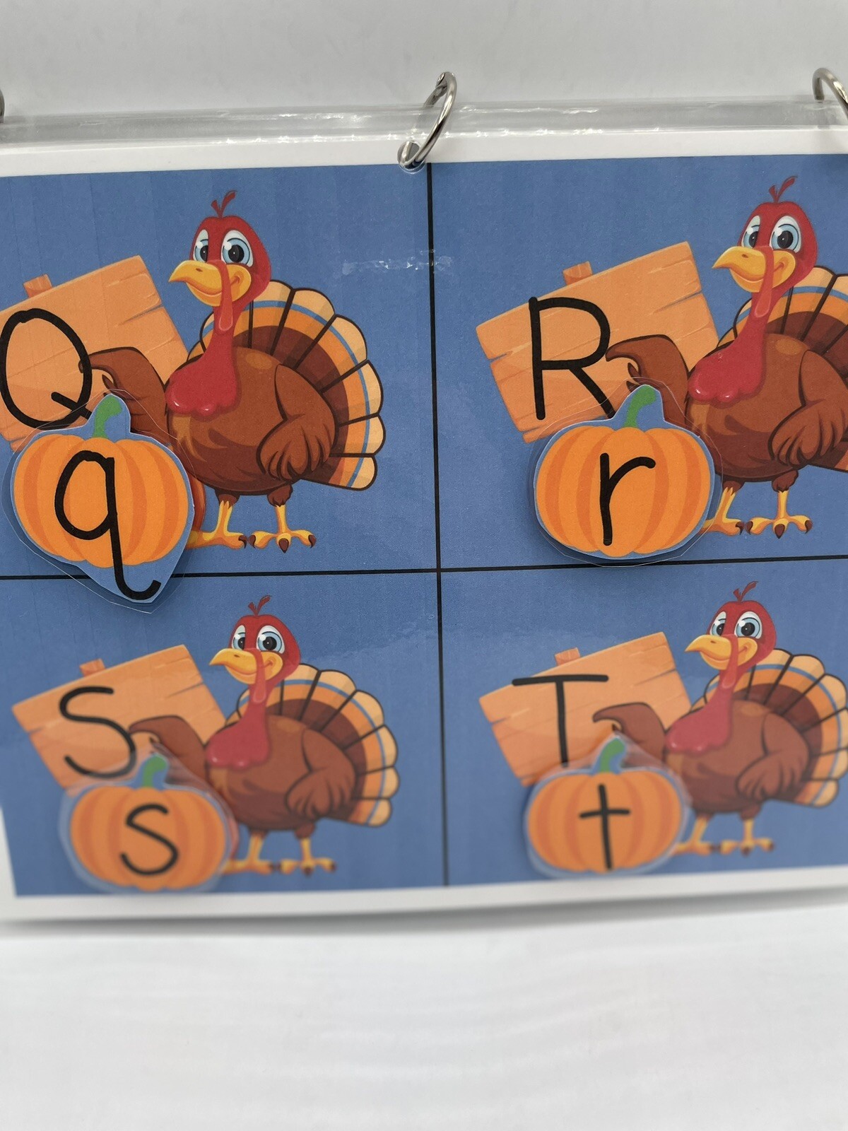 Preschool Children’s Busy Book Activity Game Alphabet Educational Match Letters