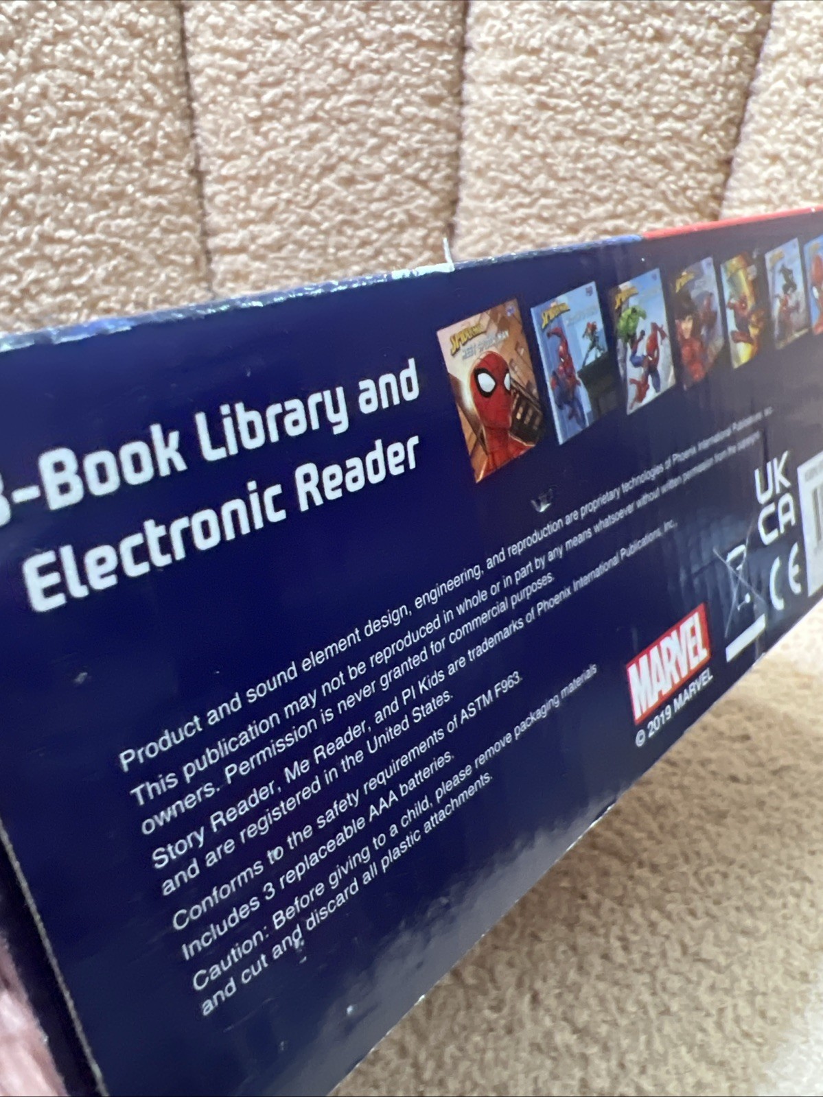 Marvel Spider-Man Me Reader 8-Book Library & Electronic Reader
