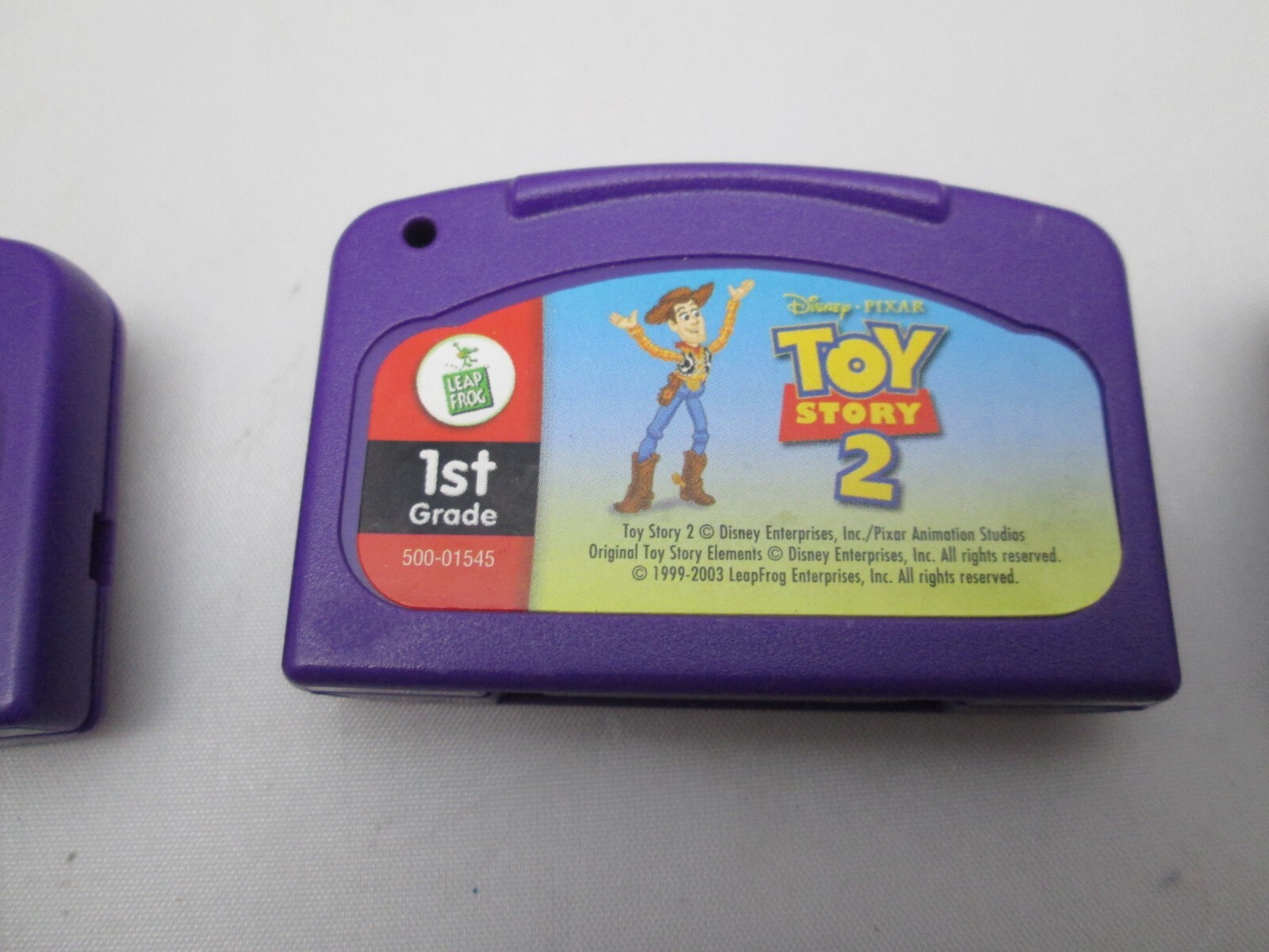 Lot x 6 Vtg 2003 Leap Frog Leapfrog Game Cartridges Spiderman Toy Story Shrek