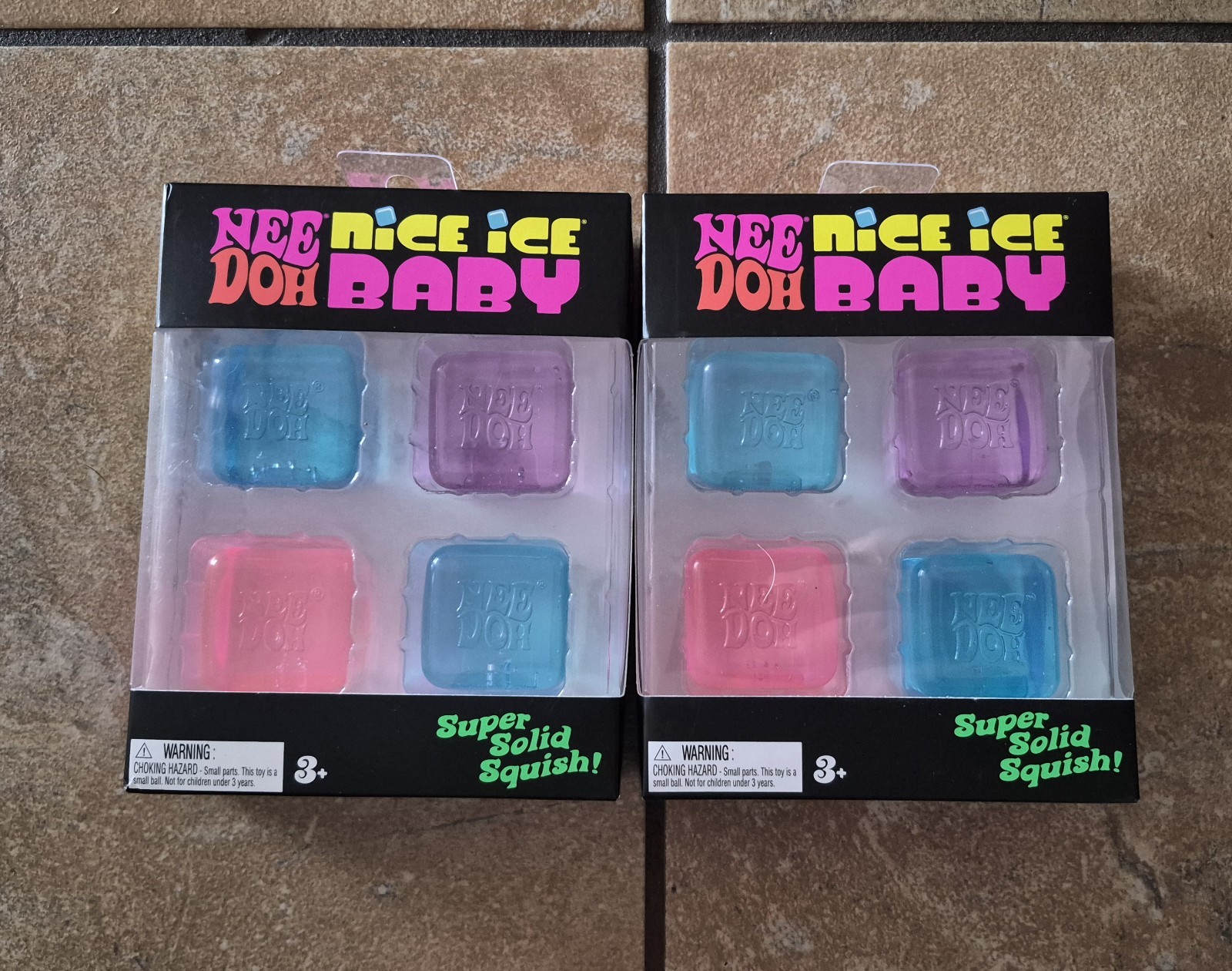 Needoh Nice Ice Baby 4 Pack (Mini Nice Cubes) – NIB