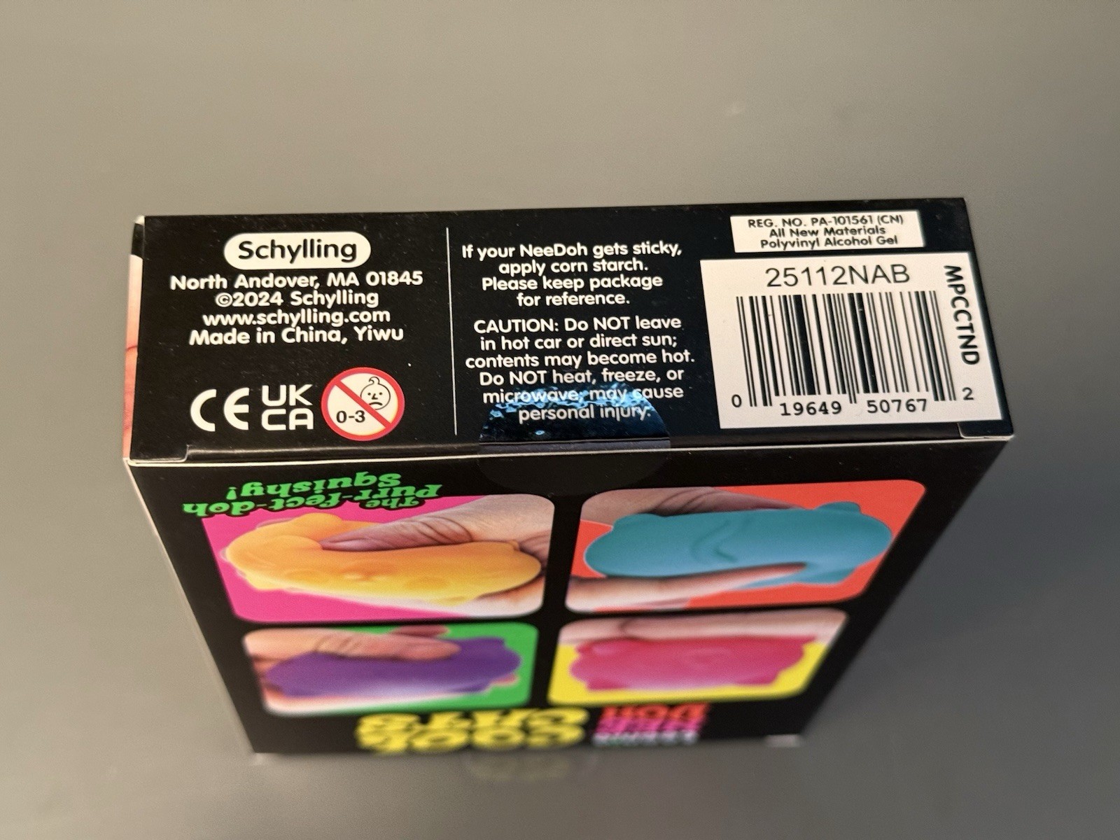 Nee Doh NIB Authentic Teenie Cool Cats 4 Colors Pink Purple Green Orange HTF ▶️