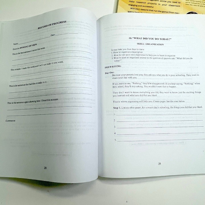 Research Paper Writing Help Books Grades 4-8 Homeschool Middle School NEW