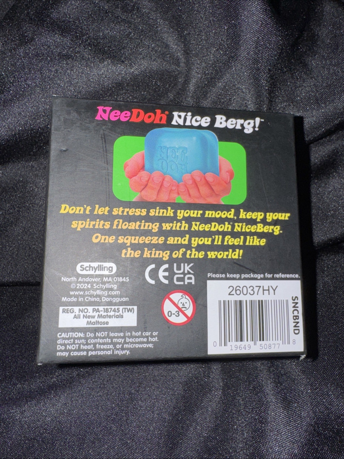TikTok Viral NeeDoh Nice Berg Blue XL Giant Squishy Nee Doh Cube Ice Niceberg