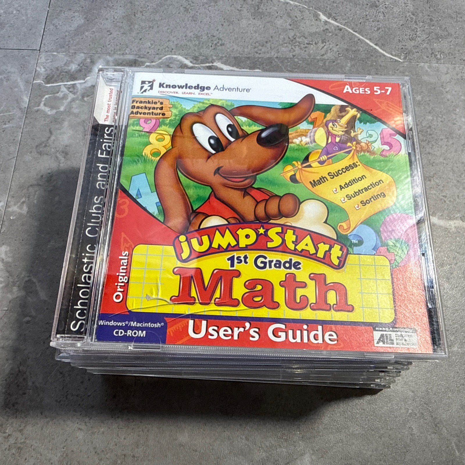 Lot Of 7 Jump Start Learning Games. Reading/Numbers 1st & 2nd Grade CD-ROM