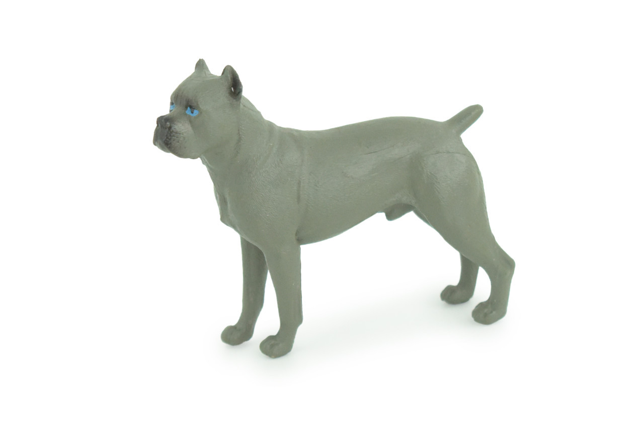 Cane Corso Dog Toy, Hand Painted Realistic Rubber Model 4 Inches CH910 BB203