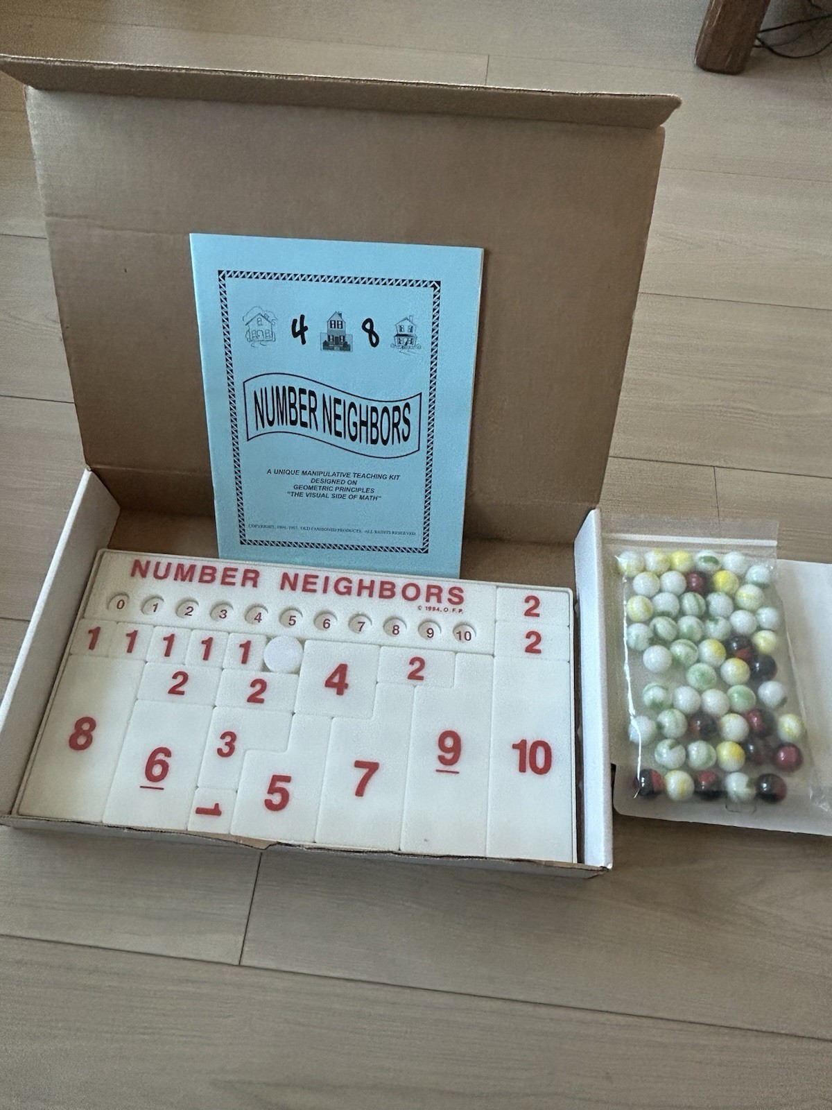 Old Fashioned Products Number Neighbors Mathematics Teaching Kit 1994 Vintage