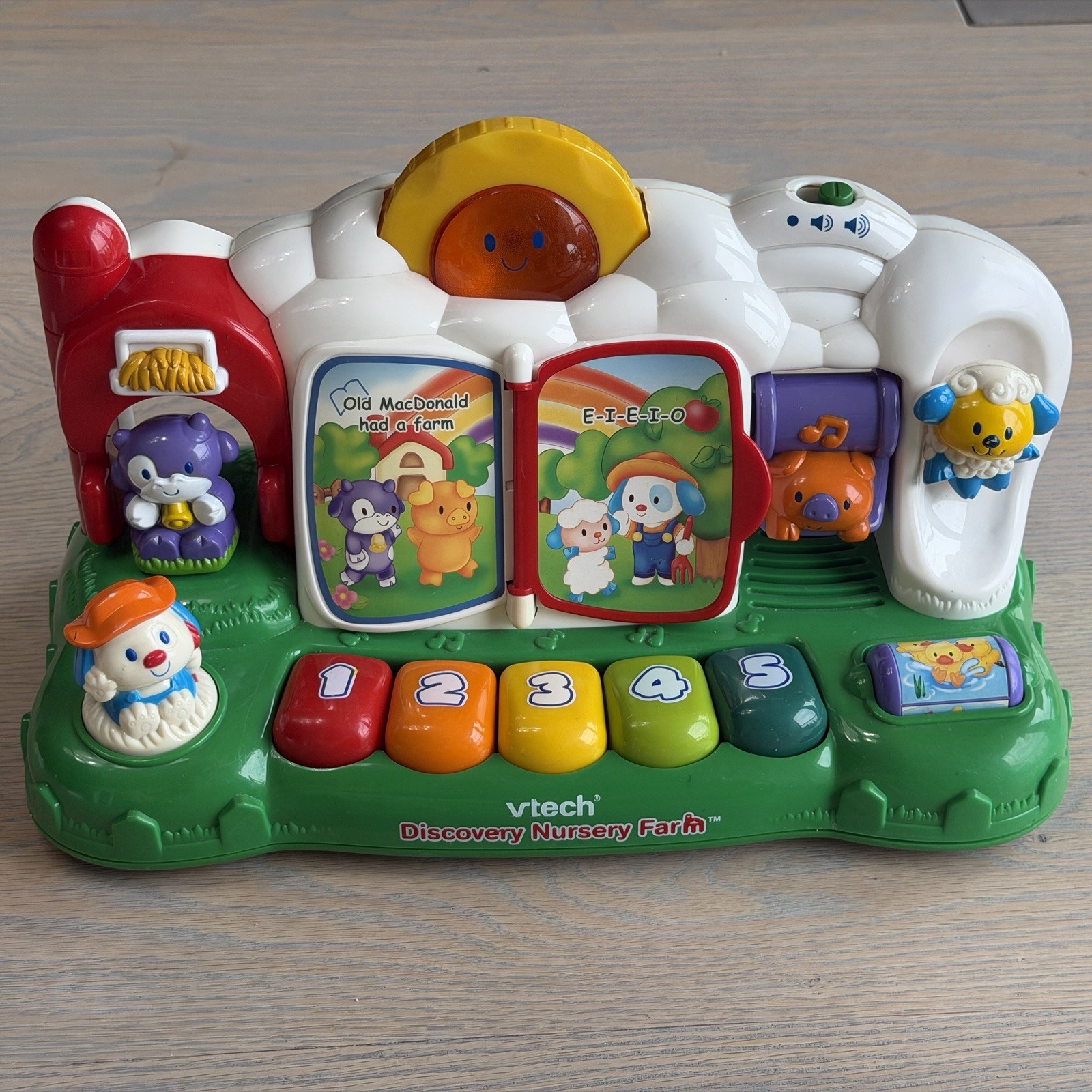 Vtech Discovery Nursery Farm Learning Interactive Toy Old Macdonald Tested Works