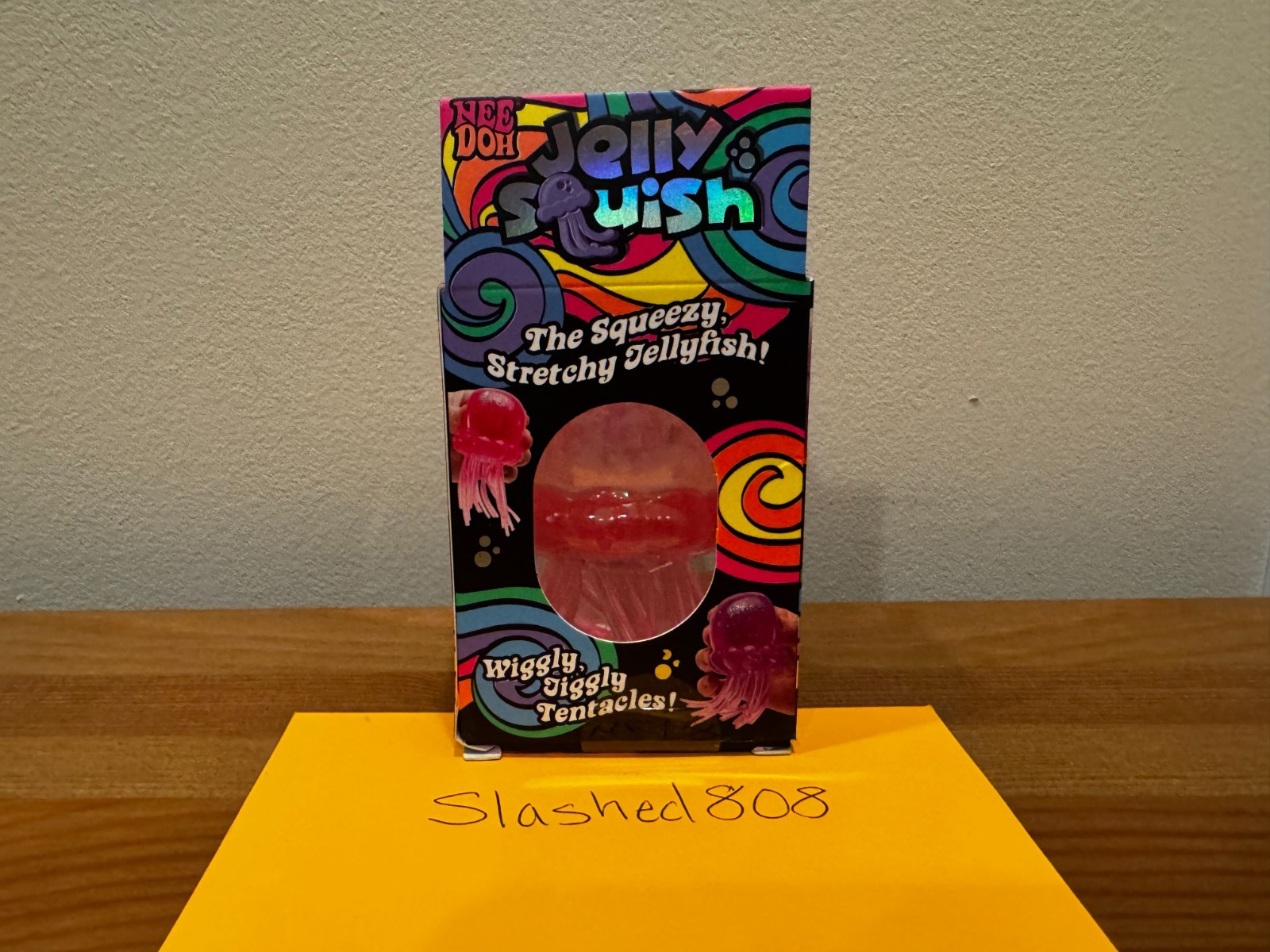NeeDoh – PINK Jelly Squish Sparkle Jelly Squish (100% AUTHENTIC)