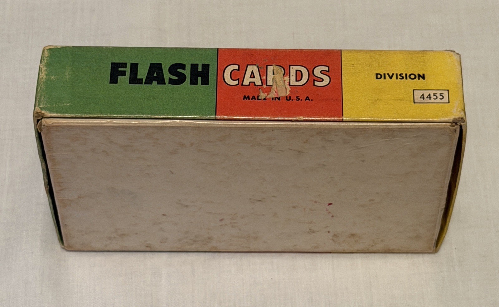 (4) Vintage 1962 and 1963 Milton Bradley Flash Cards Grades 2 thru 6