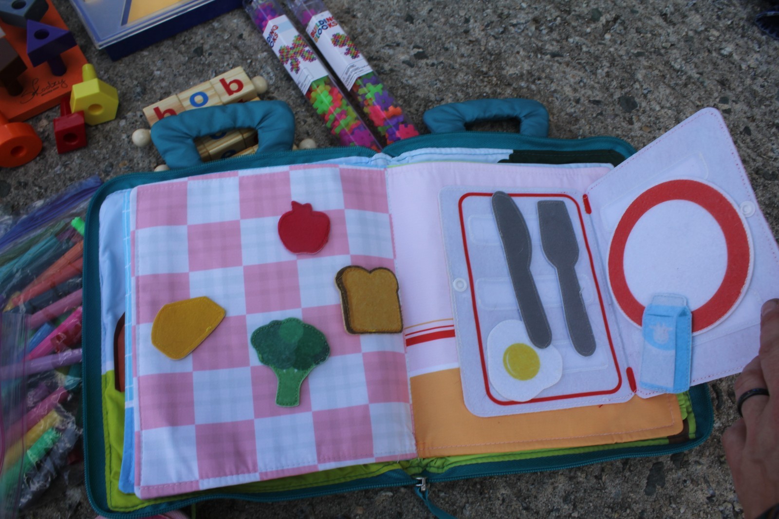 HUGE LOT Sensory Manipulative Wood Counting Toddler Homeschool Learning Tools