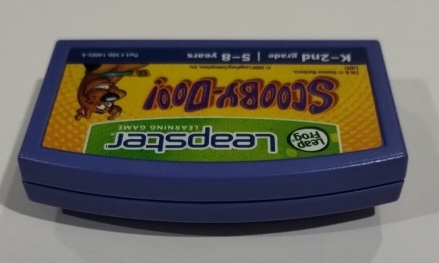 Leap Frog Leapster Scooby Doo Game Cartridge Only Prek-2nd Age 5-8