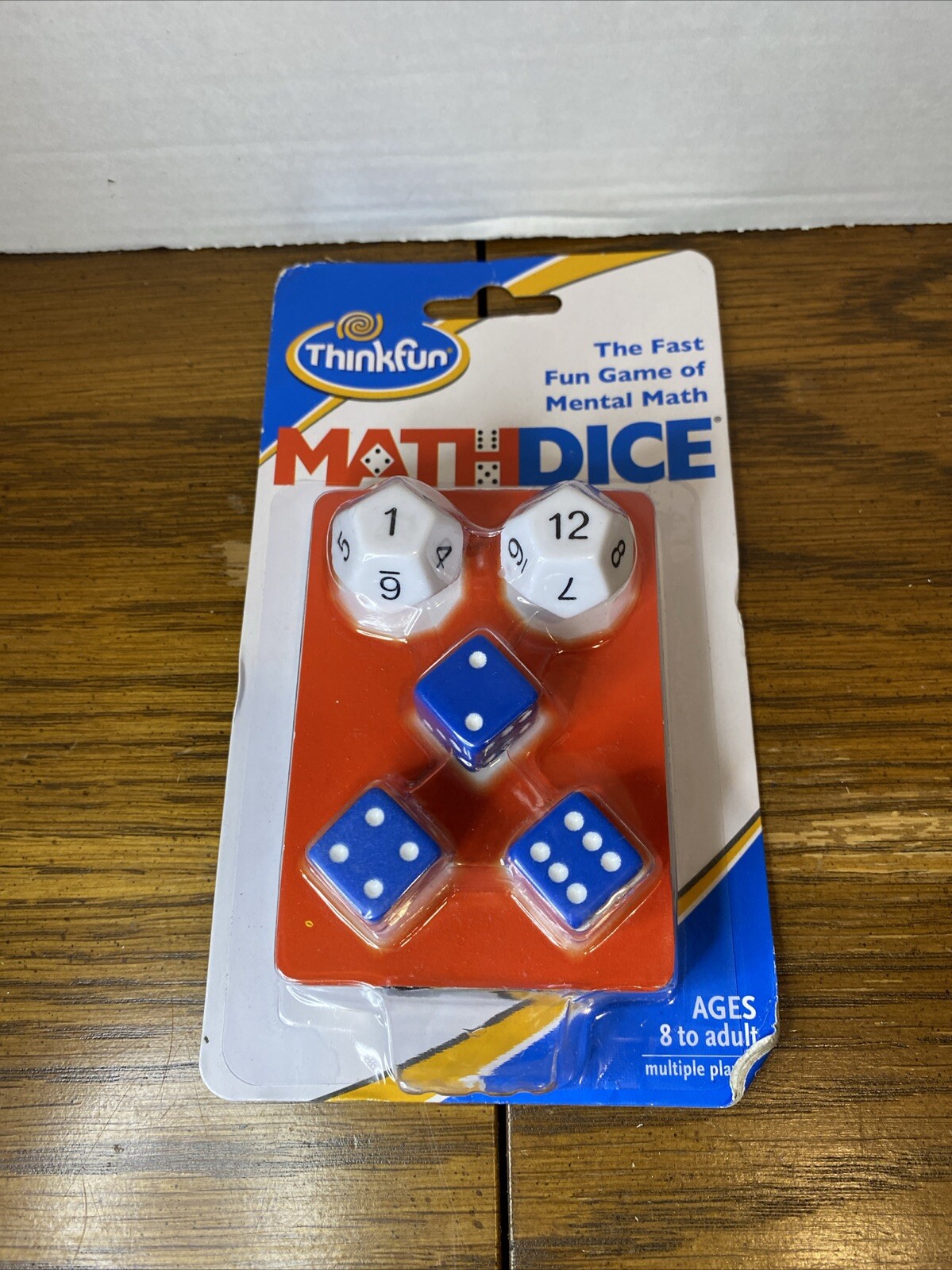 ThinkFun Math Dice Fun Game that Teaches Mental Math Skills to Kids D12 SEALED