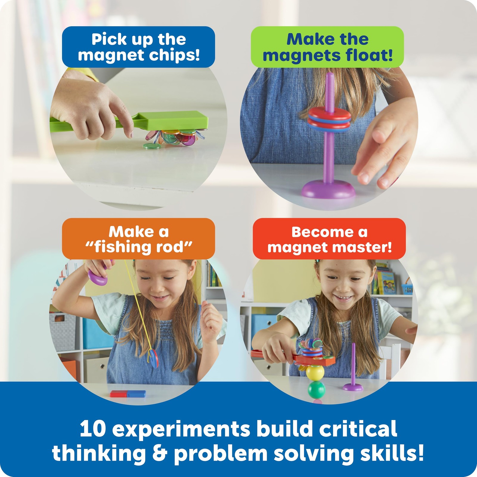 Learning Resources STEM Explorers Magnet Movers – Science For Medium, Multi