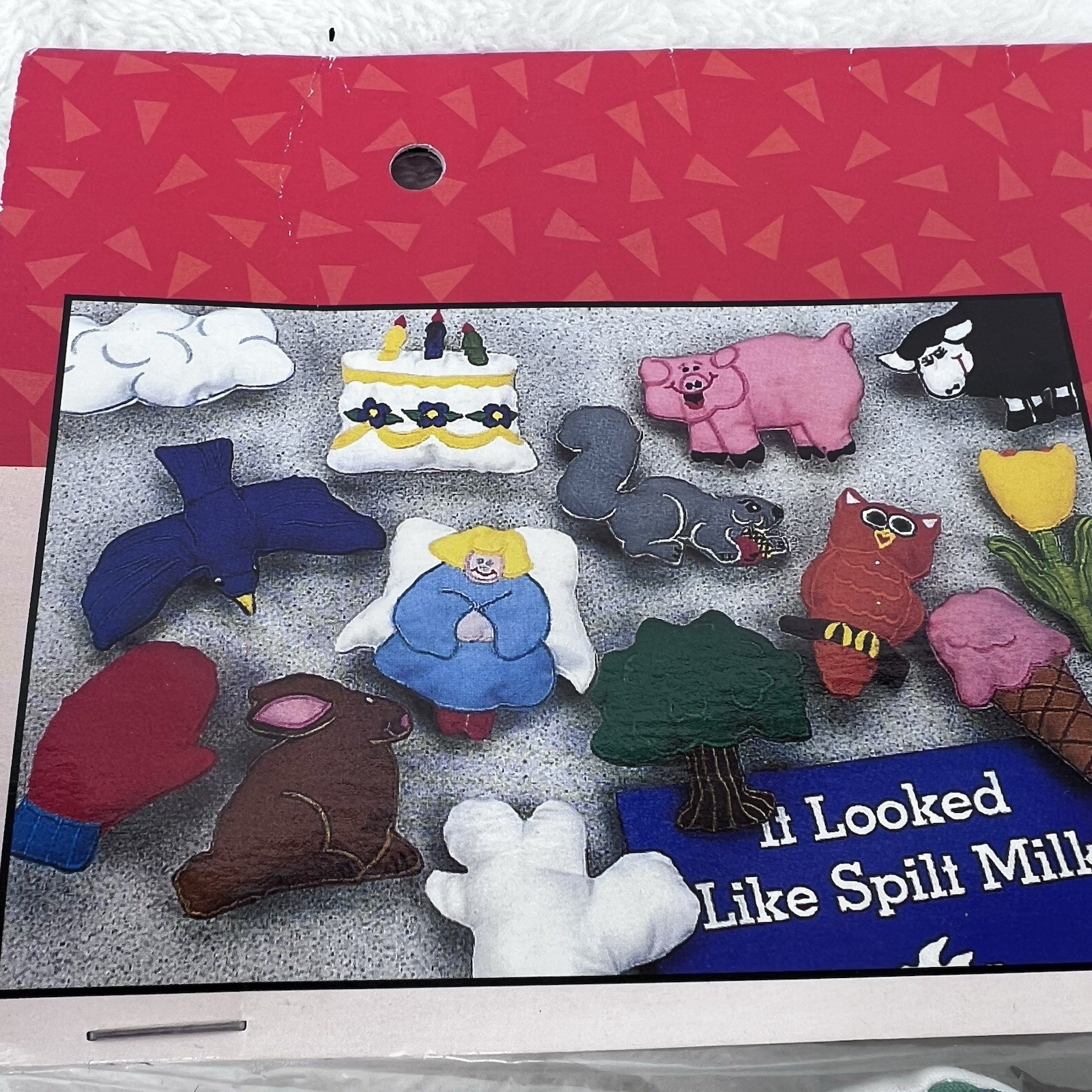 Lakeshore It Looked Like Spilt Milk Storytelling Kit NEW Sealed LA327 14 Pieces