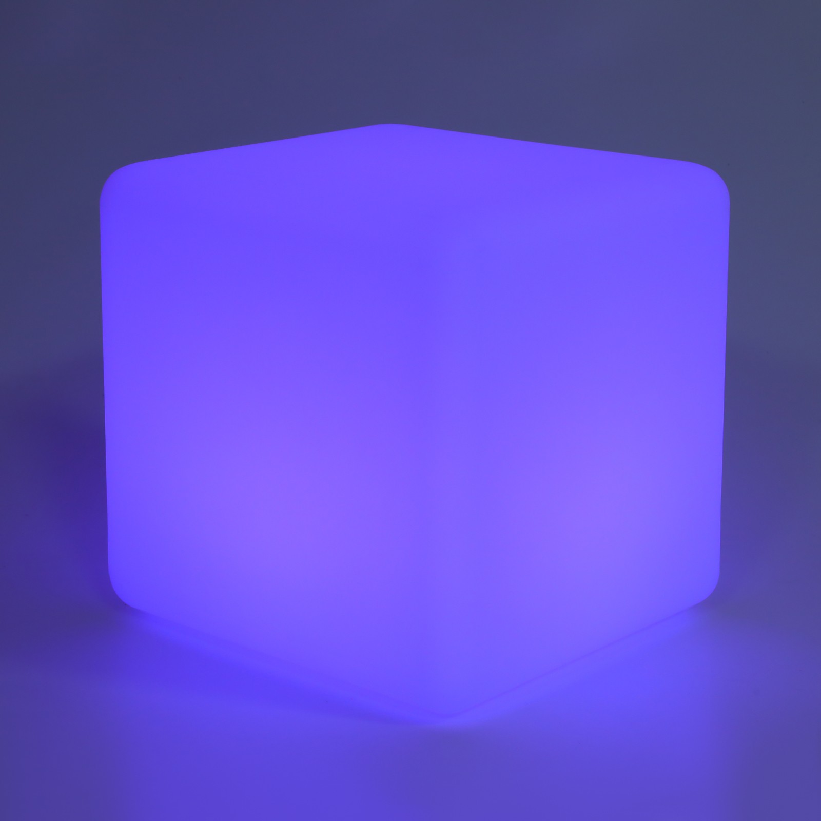 RGB Light Up Square Cube LED 12″ Party Decor Lighting Furniture With 15m Remote