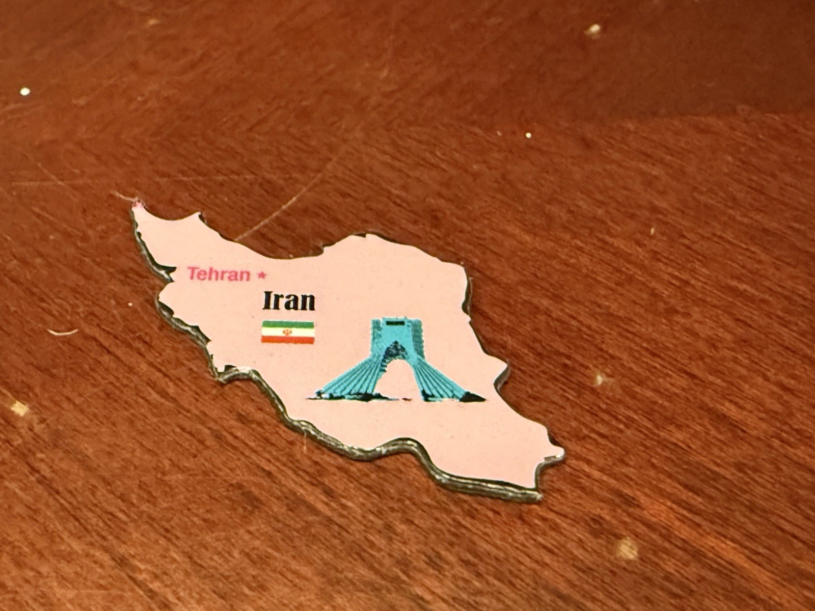 Ata-Boy Magnetic World Map Play-n-Learn Iran 1