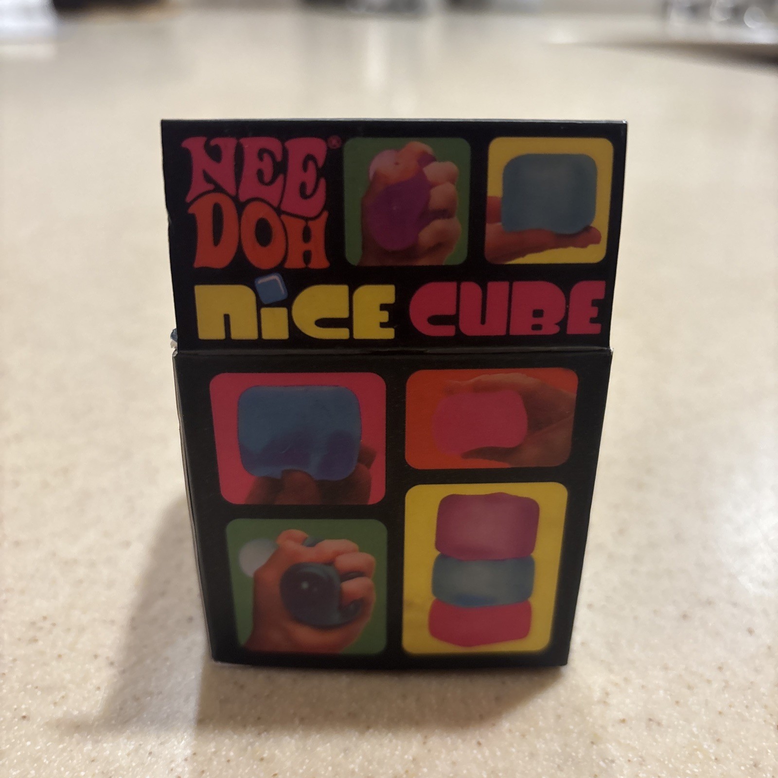 HOT 🔥 NeeDoh Nice Cube Nee Doh Squishy Clear Cube 🩷 Pink!