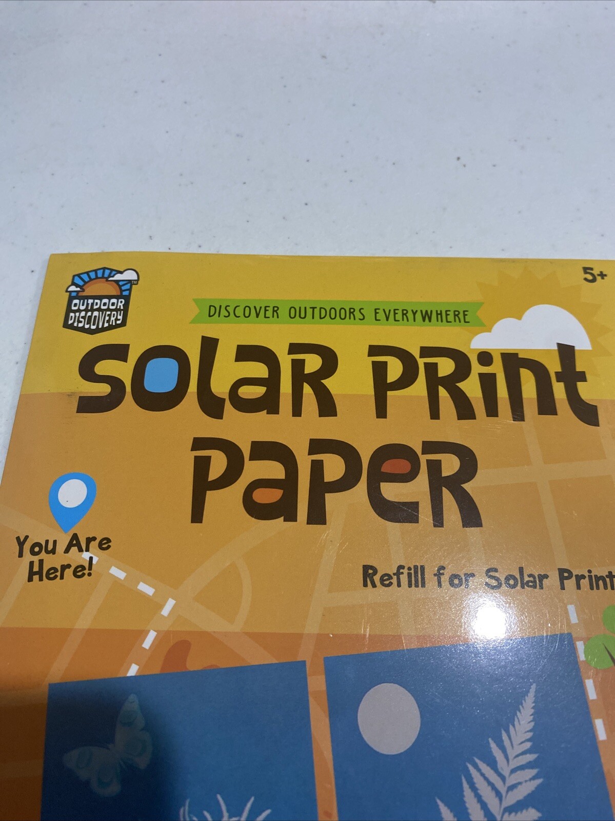 Toysmith Outdoor Discovery, Solar Print Paper, Refill for Kit 12 Sheets Total