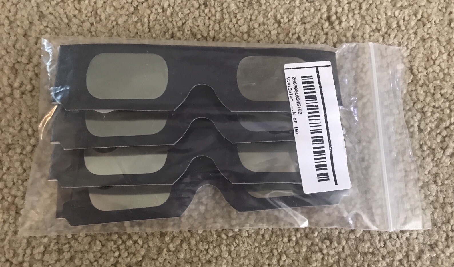 (4) Solar Eclipse Glasses – ISO & CE Certified – Certified ISO 12312-2
