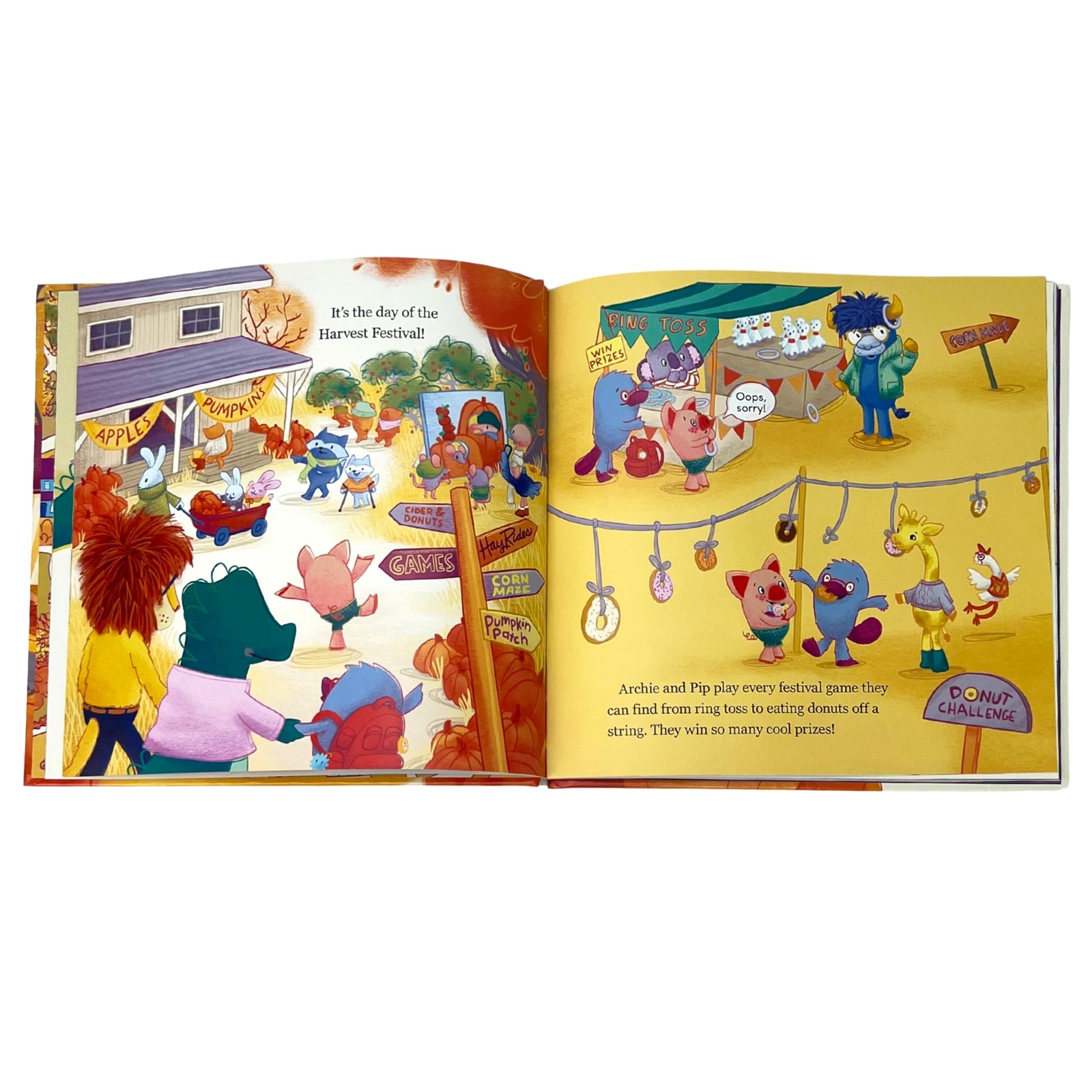 Archie and Pip’s Halloween Adventure: Fall Picture Book for Toddlers & Kids