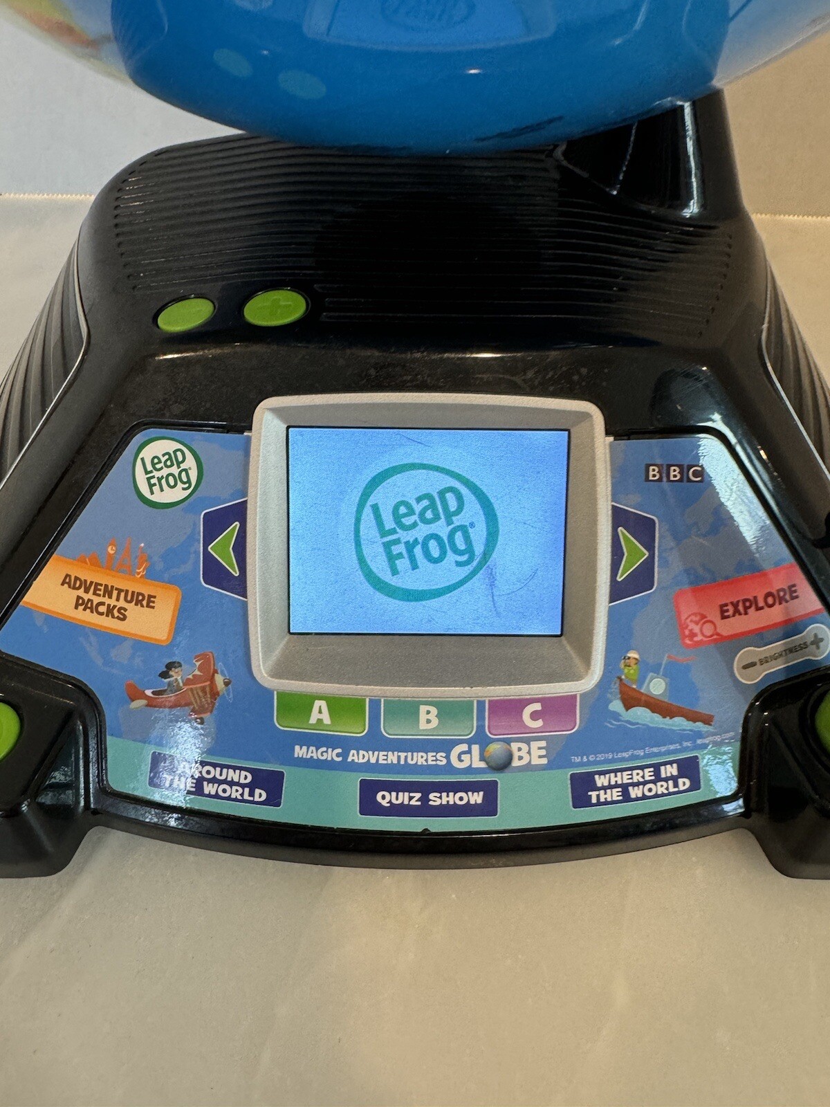Leap Frog Magic Adventures Globe With Pen Leapfrog Educational Toy – Works!