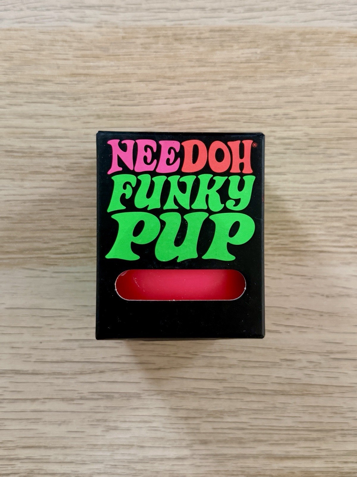 Schylling Needoh Funky Pup Pink Squeeze Toy Ages 3+ 3-11 Years – Authentic