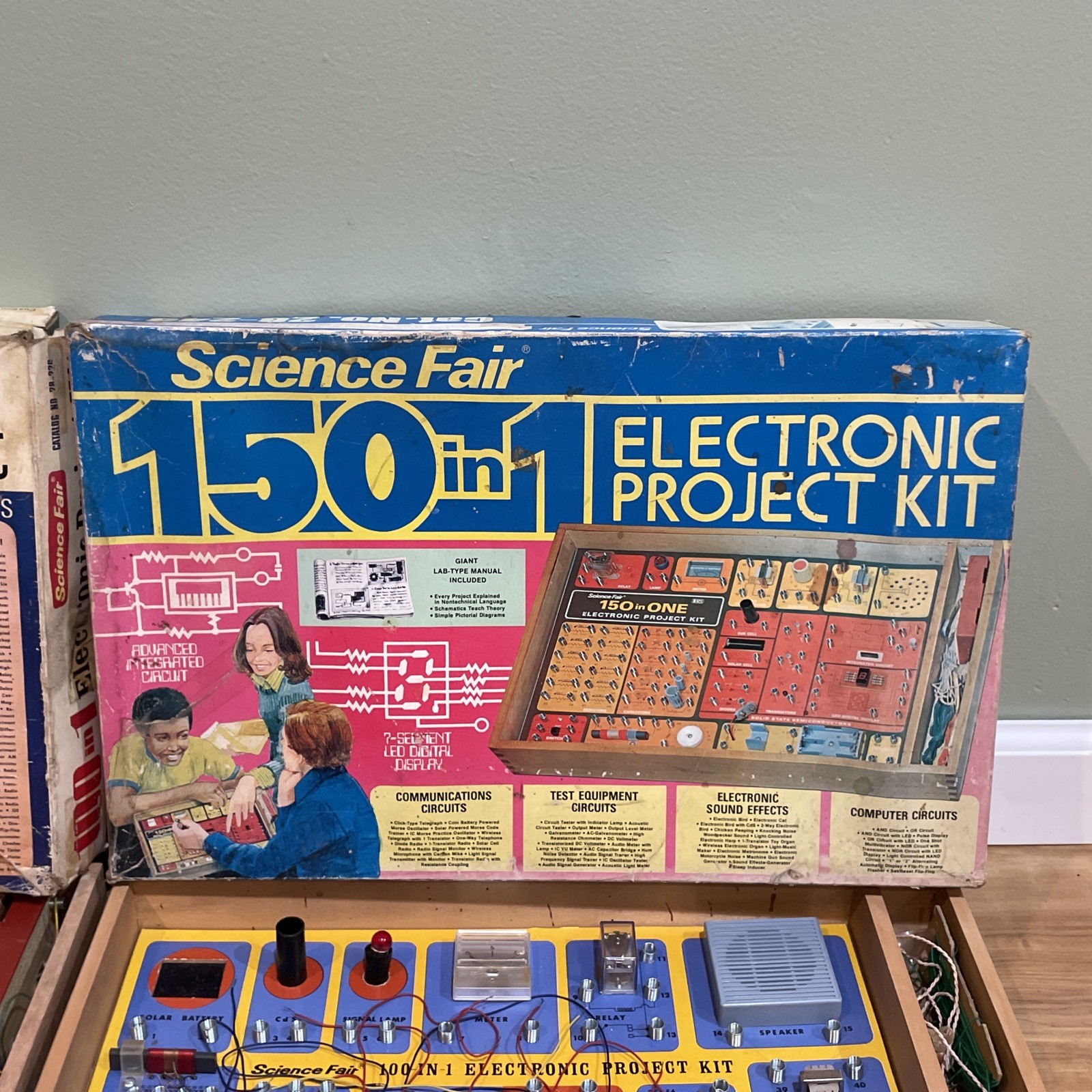 Radio Shack Tandy Science Fair 150 In 1 Electronic Project Kit 1976 AS-IS UNTEST