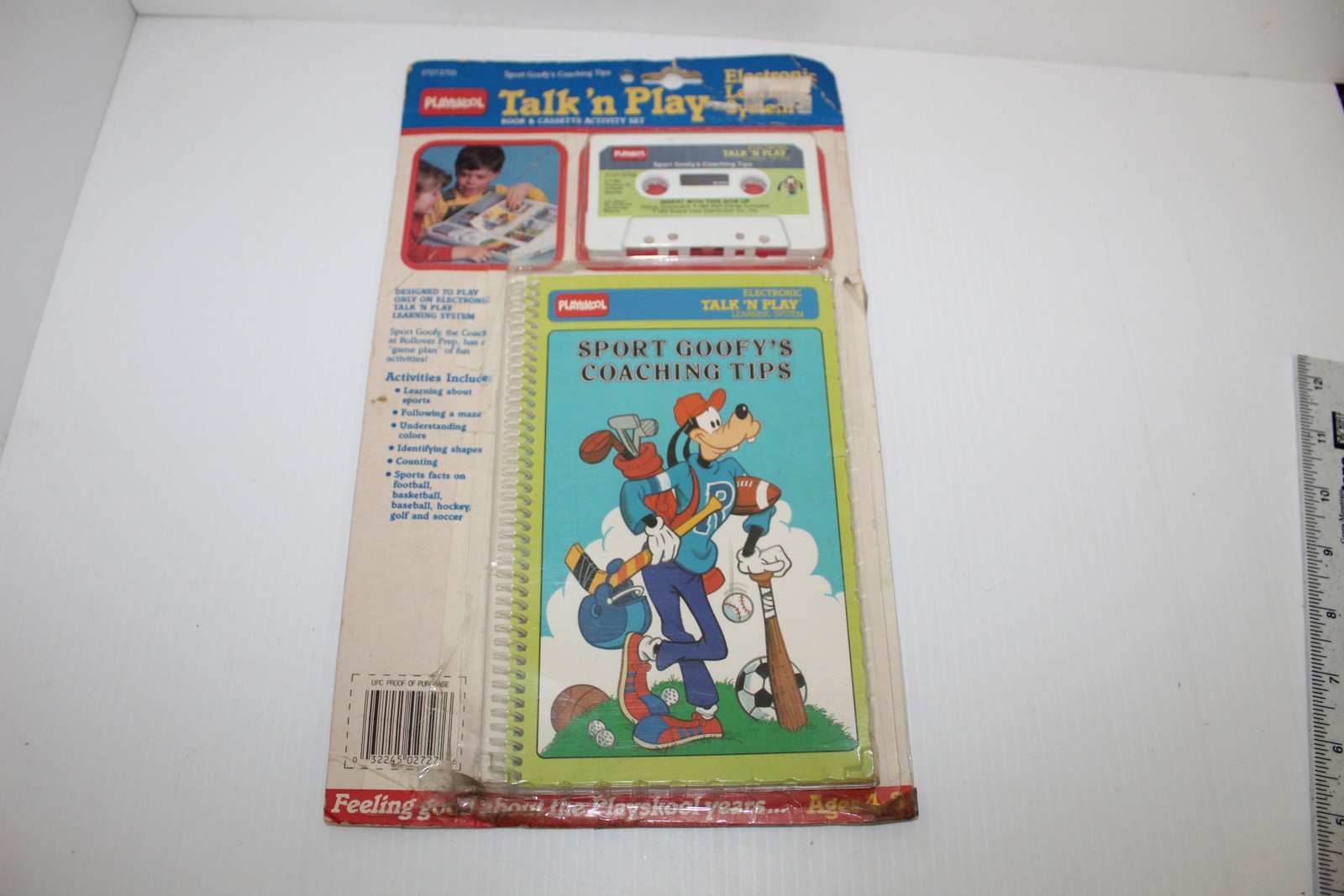 Playskool Talk ‘n Play Sport Goofy’s Coaching Tips Book & Cassette Set NEW OS