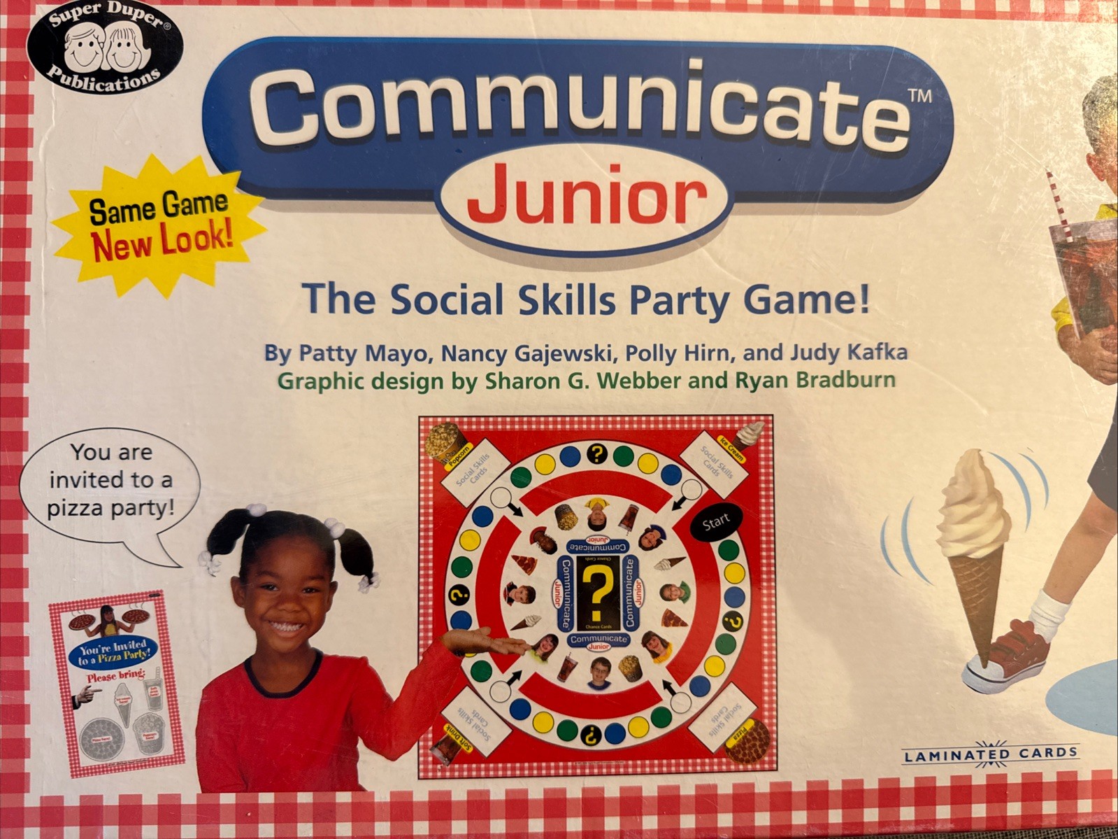 Super Duper Communicate Junior Board Game:Social Skills Pizza Party TPX4401 New