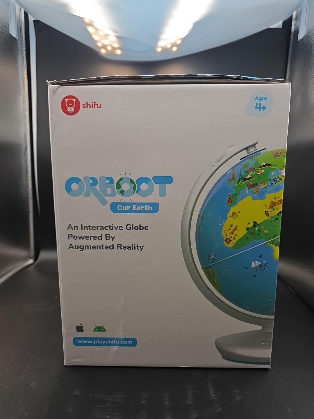 Orboot Earth by PlayShifu Augmented Reality Interactive Globe for Kids STEM Toy