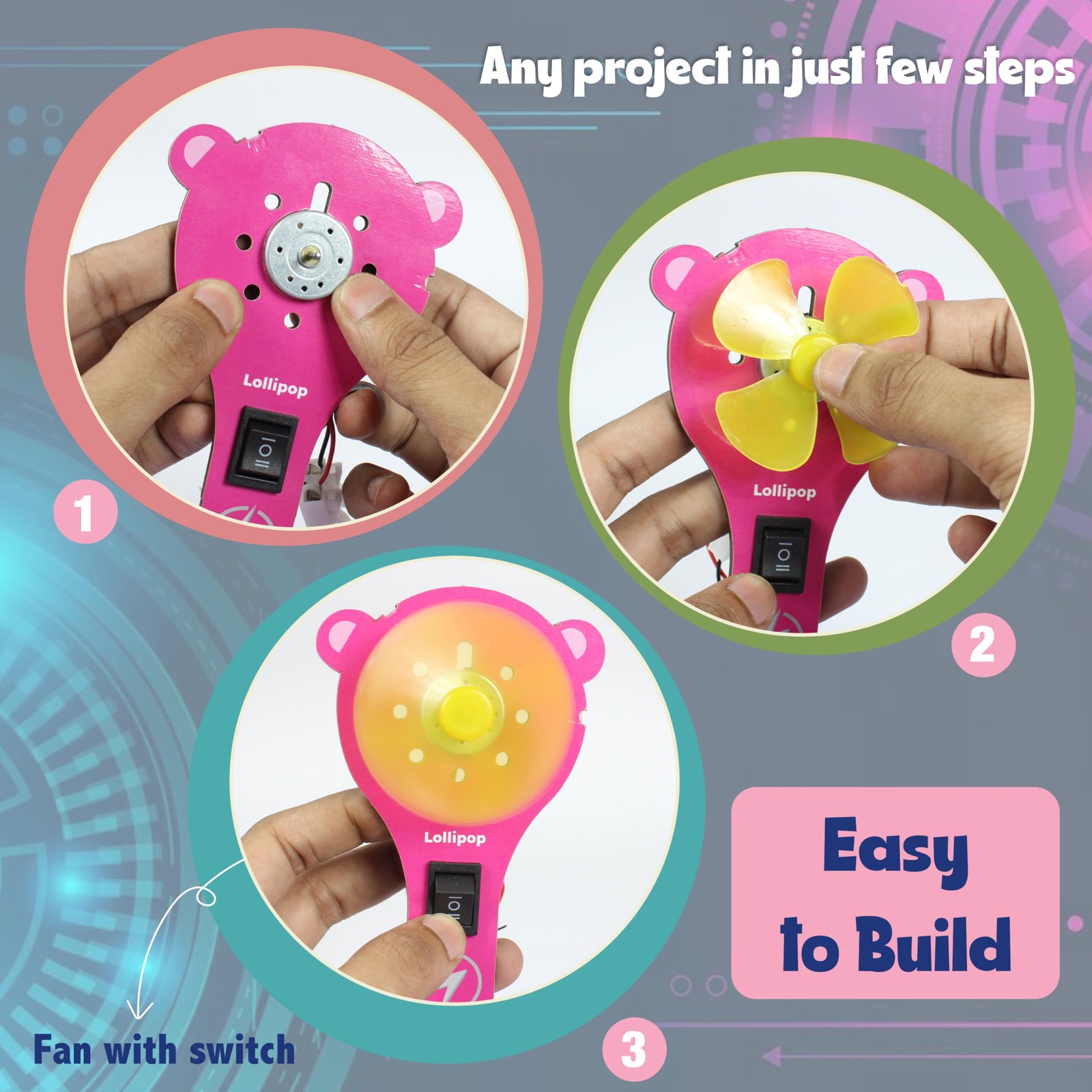 Butterfly EduFields 100+ STEM Projects | Girls Mini Engineering Kit for Ages