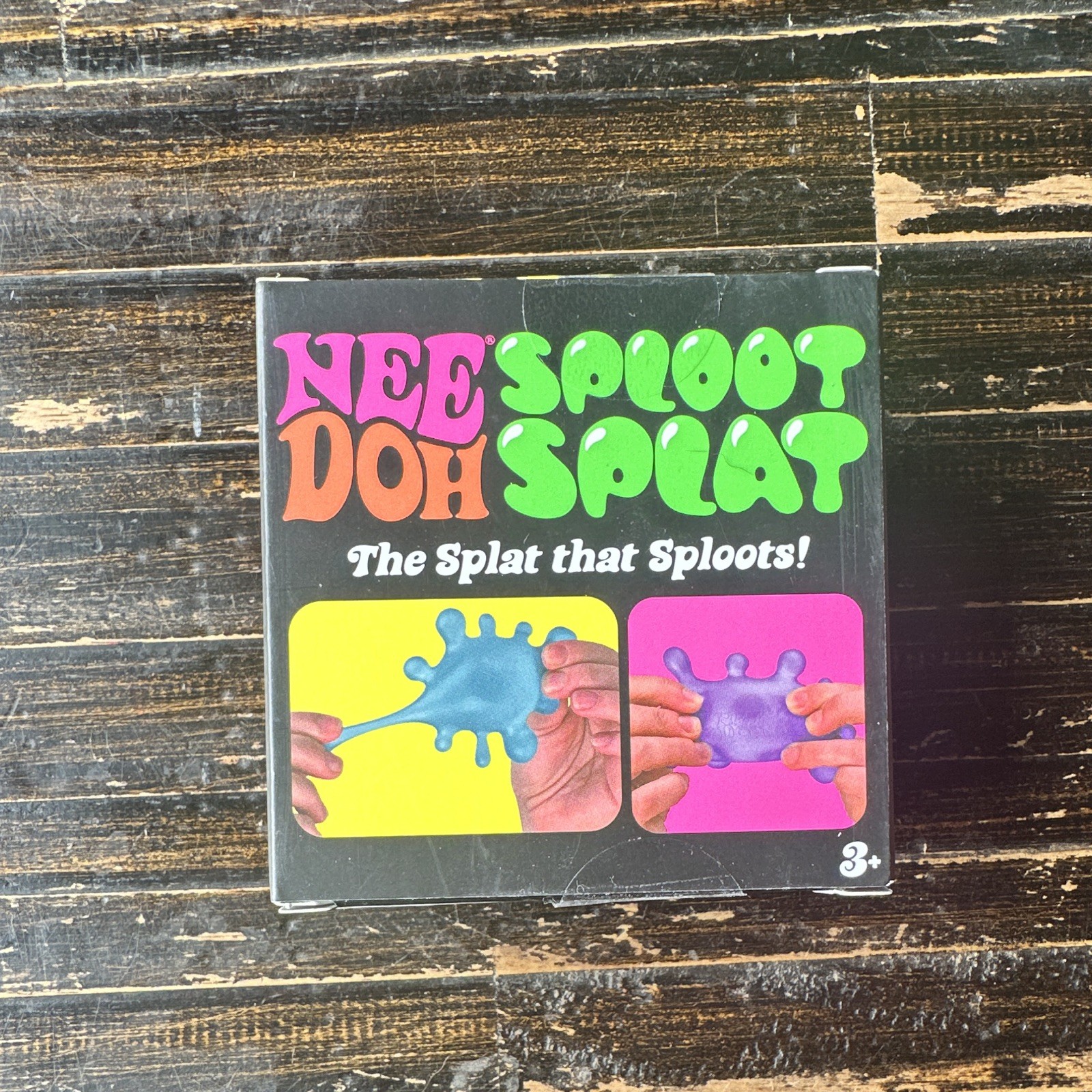 Schylling Nee Doh Sploot Splat Tactile Squeeze Toy Blue Ages 3 and Up 3-11 Years
