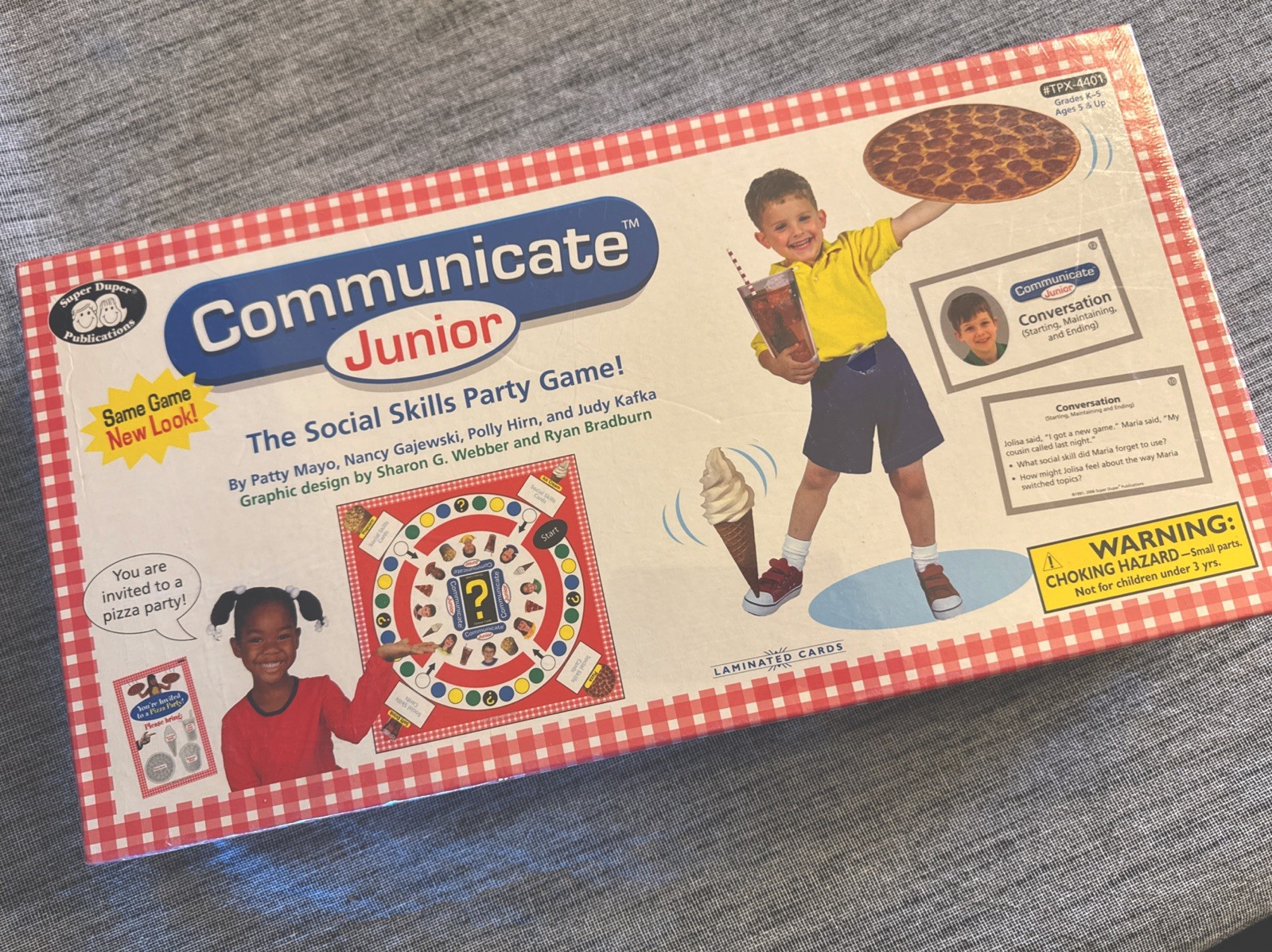 Super Duper Communicate Junior Board Game:Social Skills Pizza Party TPX4401 New