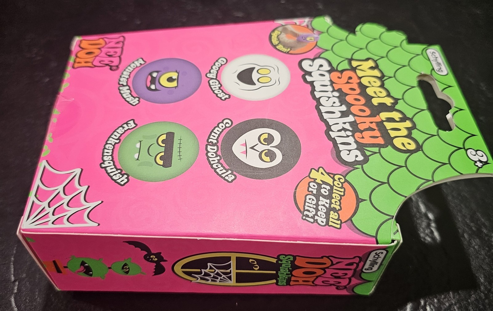 RARE Teenie NeeDoh Haunted House 4 Pack Halloween Minis Spooky Squishkin