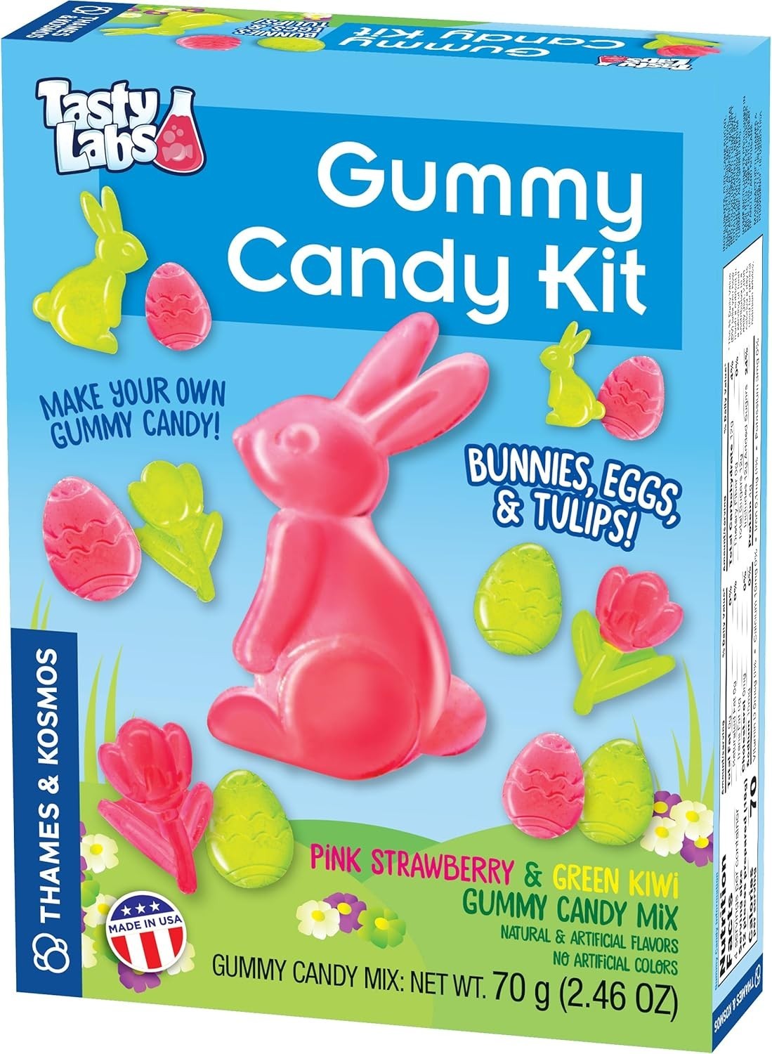 Tasty Labs Gummy Candy STEM Kit – Bunnies, Eggs & Tulips | Make Springtime-Sh…