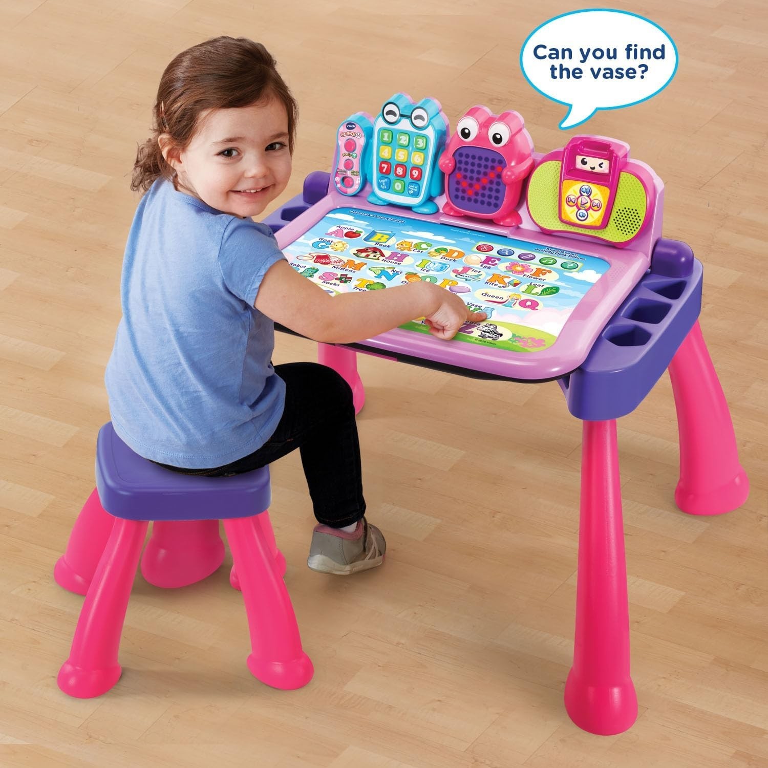 Touch and Learn Activity Desk Deluxe, Pink