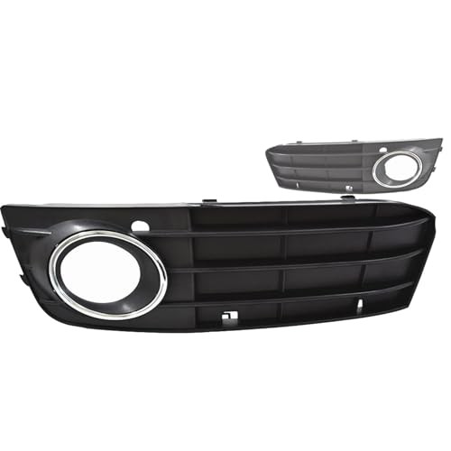 Front Bumper Fog Light Grille Grill Cover Replacement for A4 B8 A4L 2009-2012