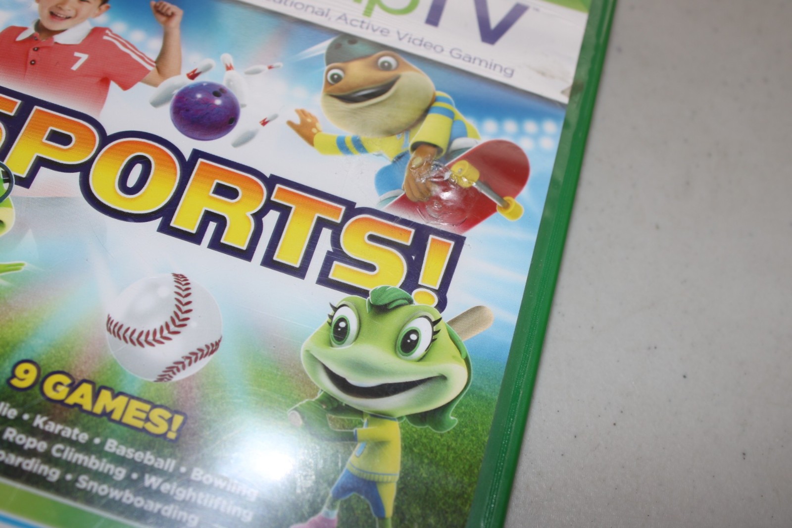 Leap Frog Leap TV Game Lot Of 2 Sports Disney’s Frozen Mathematics Pre-K 4-7 yrs