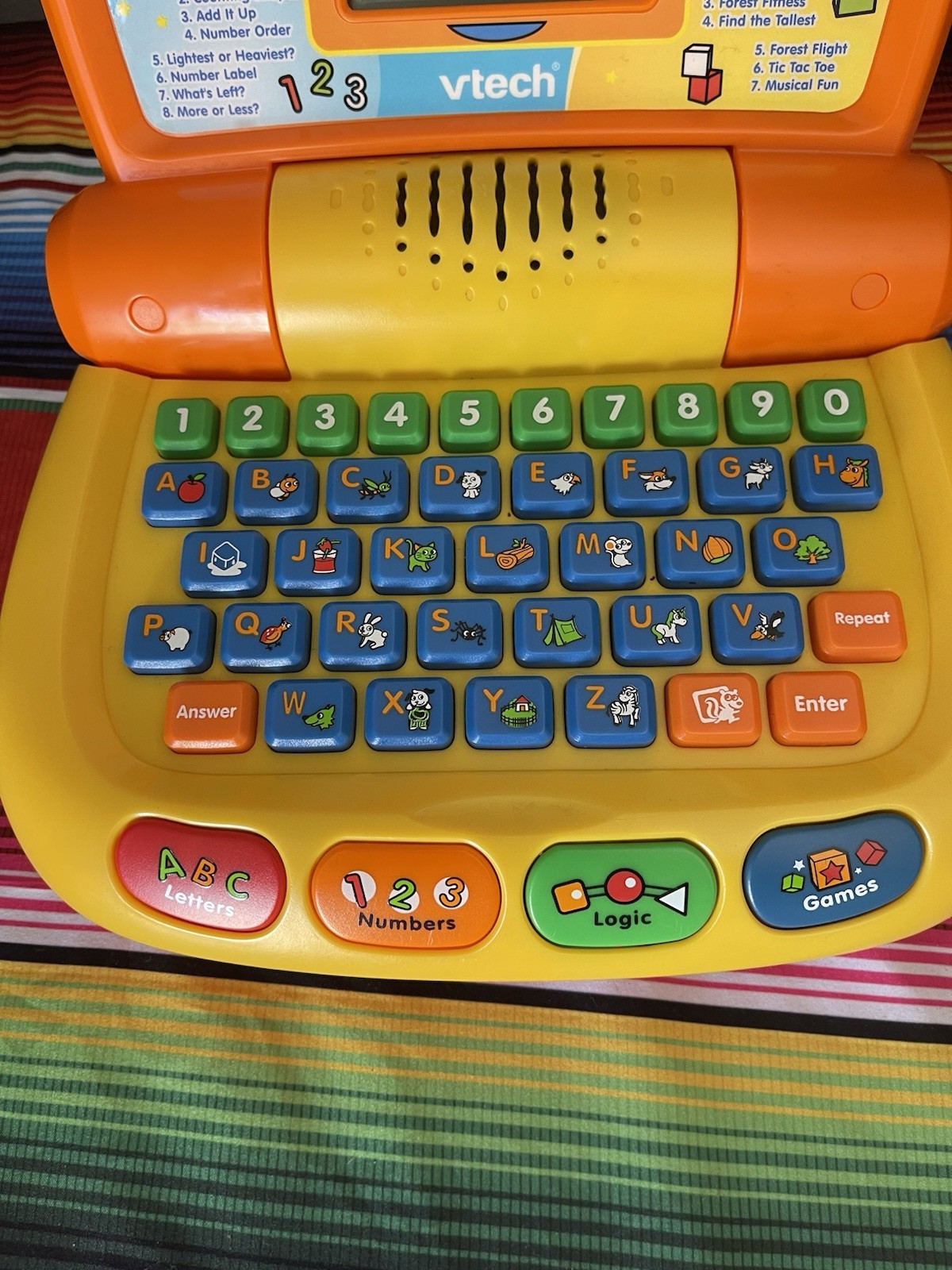 VTech Tote ‘n Go Laptop Learning Toy (Tested and Working)