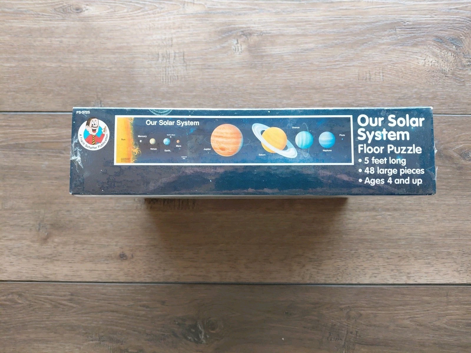 Our Solar System Floor Puzzle / 48 Large Pieces / 5 Feet Long / New & Sealed ED6