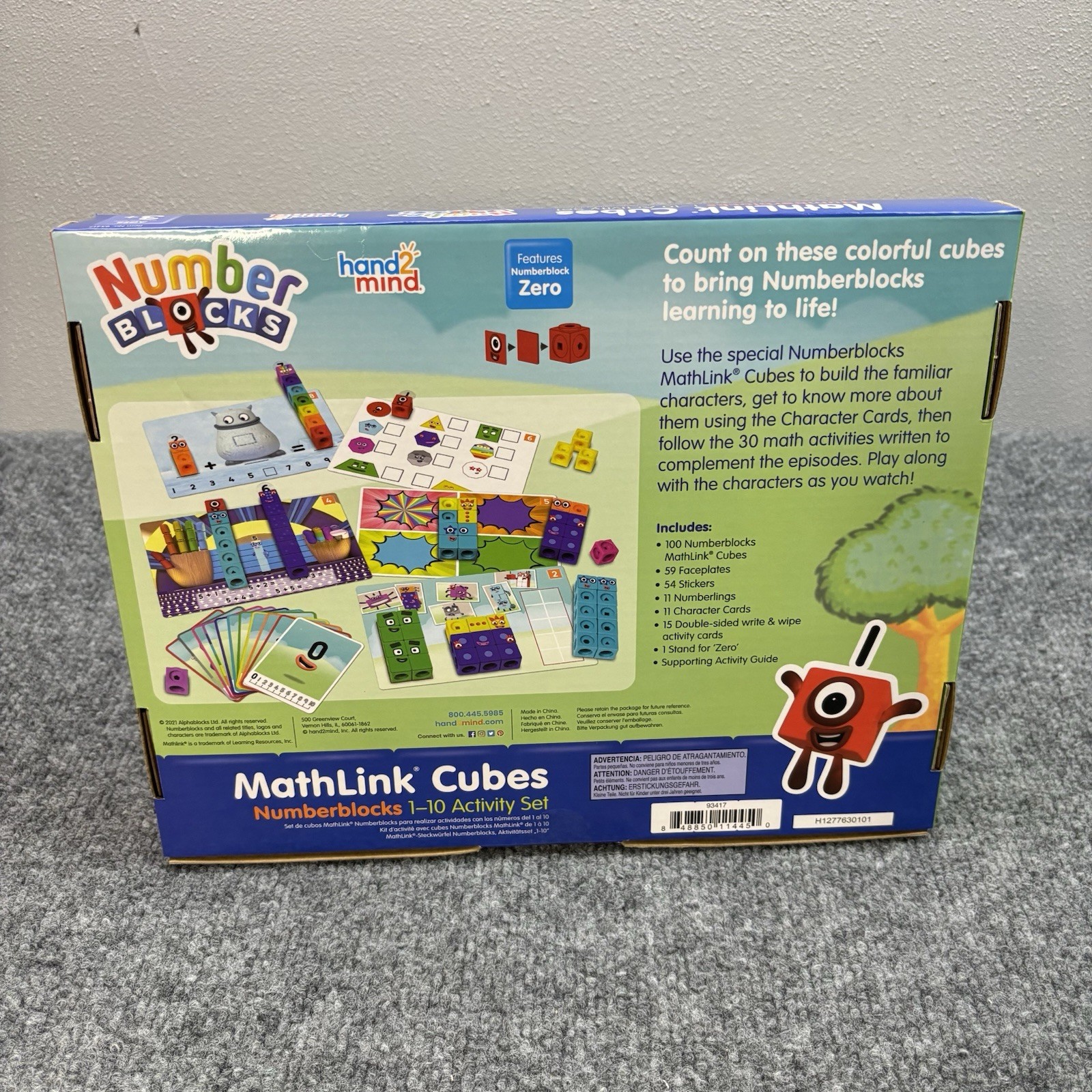 Mathlink Cubes Numberblocks 1-10 Activity Set Math Games Learning Homeschool NEW