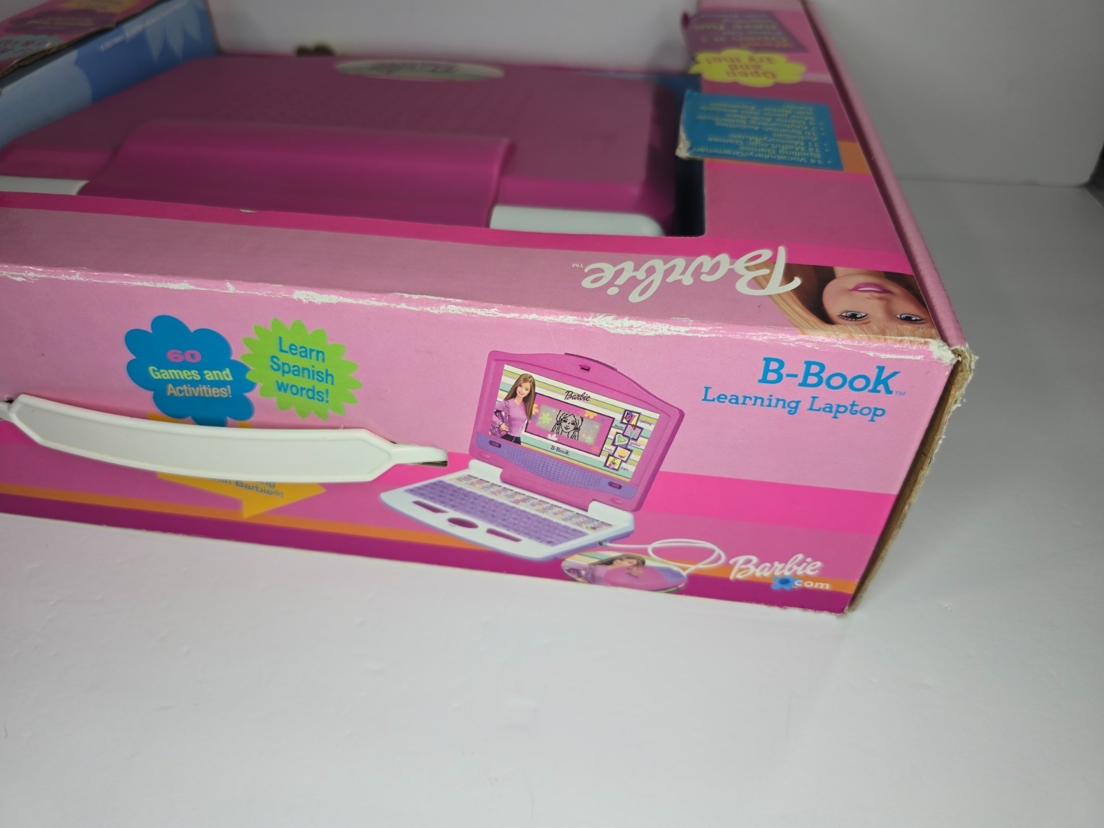 Barbie B-Book Learning Laptop Mattel 60 Games & Activities Y2K Toy 2003 – NIB