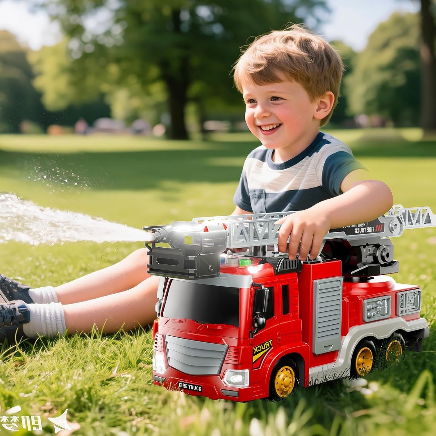 Fire Truck Toy for Kids 3 4 5 6 7 8 Years Old – Fire Trucks Playset with …..